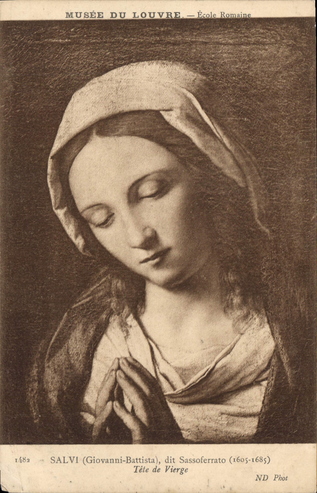 CPA Musee du Louvre Ecole Romaine 