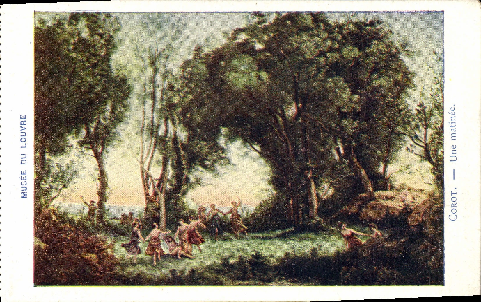 CPA Musee de Louvre Corot Une matinee 