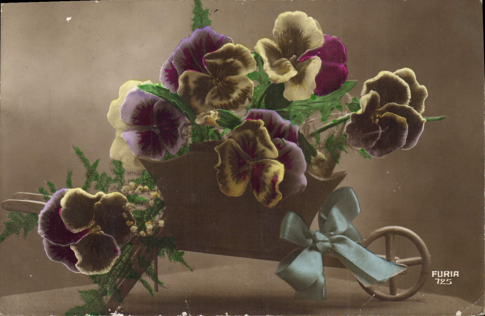 CPA Fantaisie Fleurs