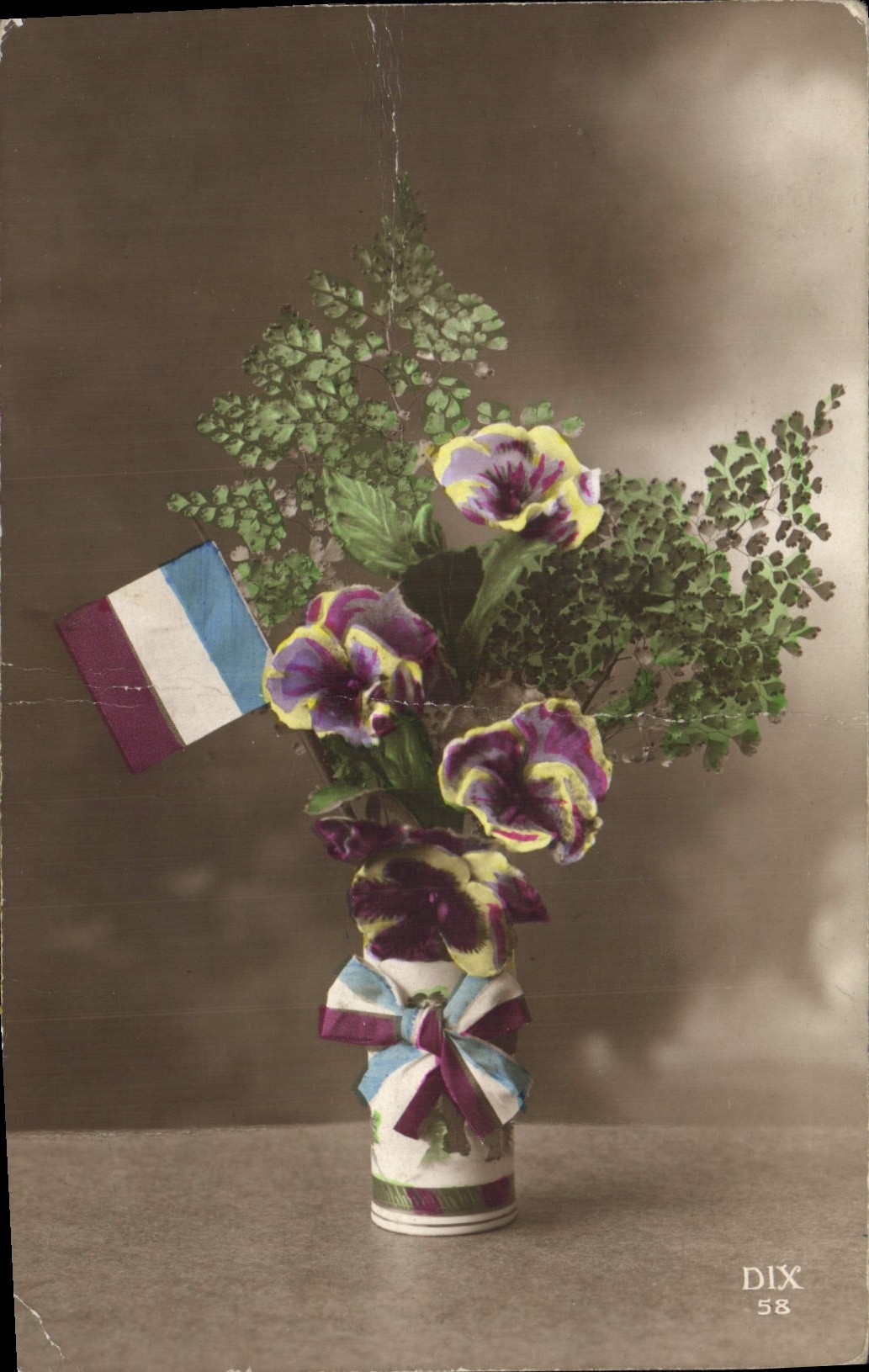 CPA Fantaisie Fleurs