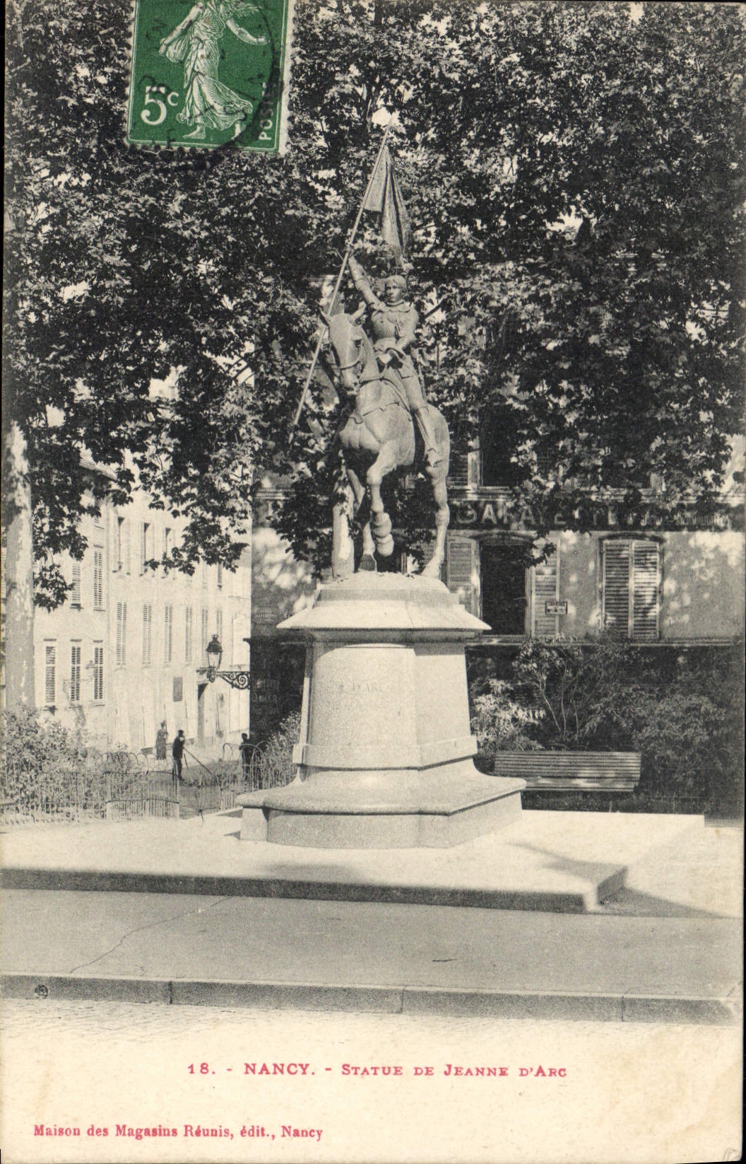 CPA Nancy Statue de Jeanne d'Arc 