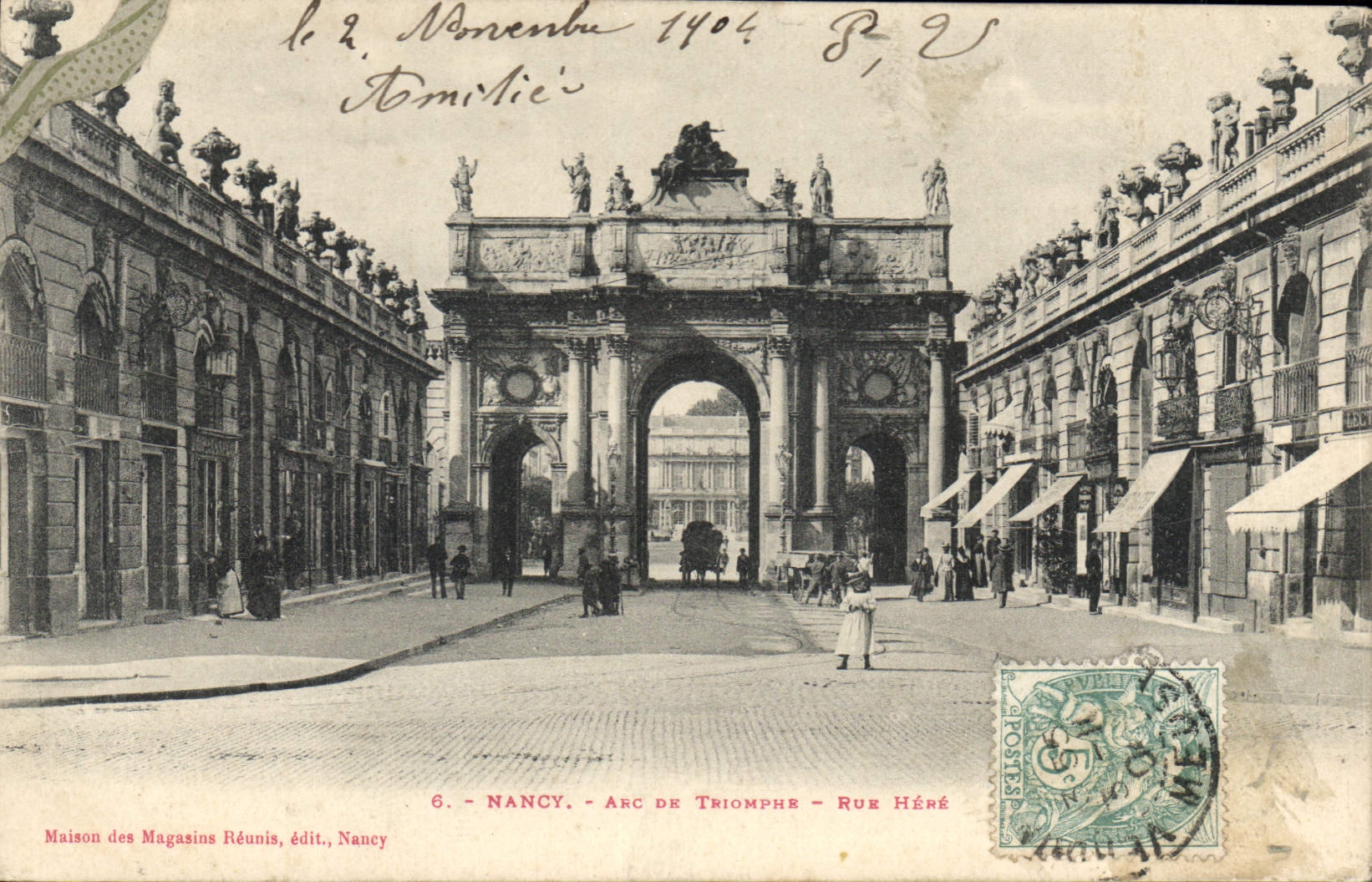 CPA Nancy Arc de Triomphe 