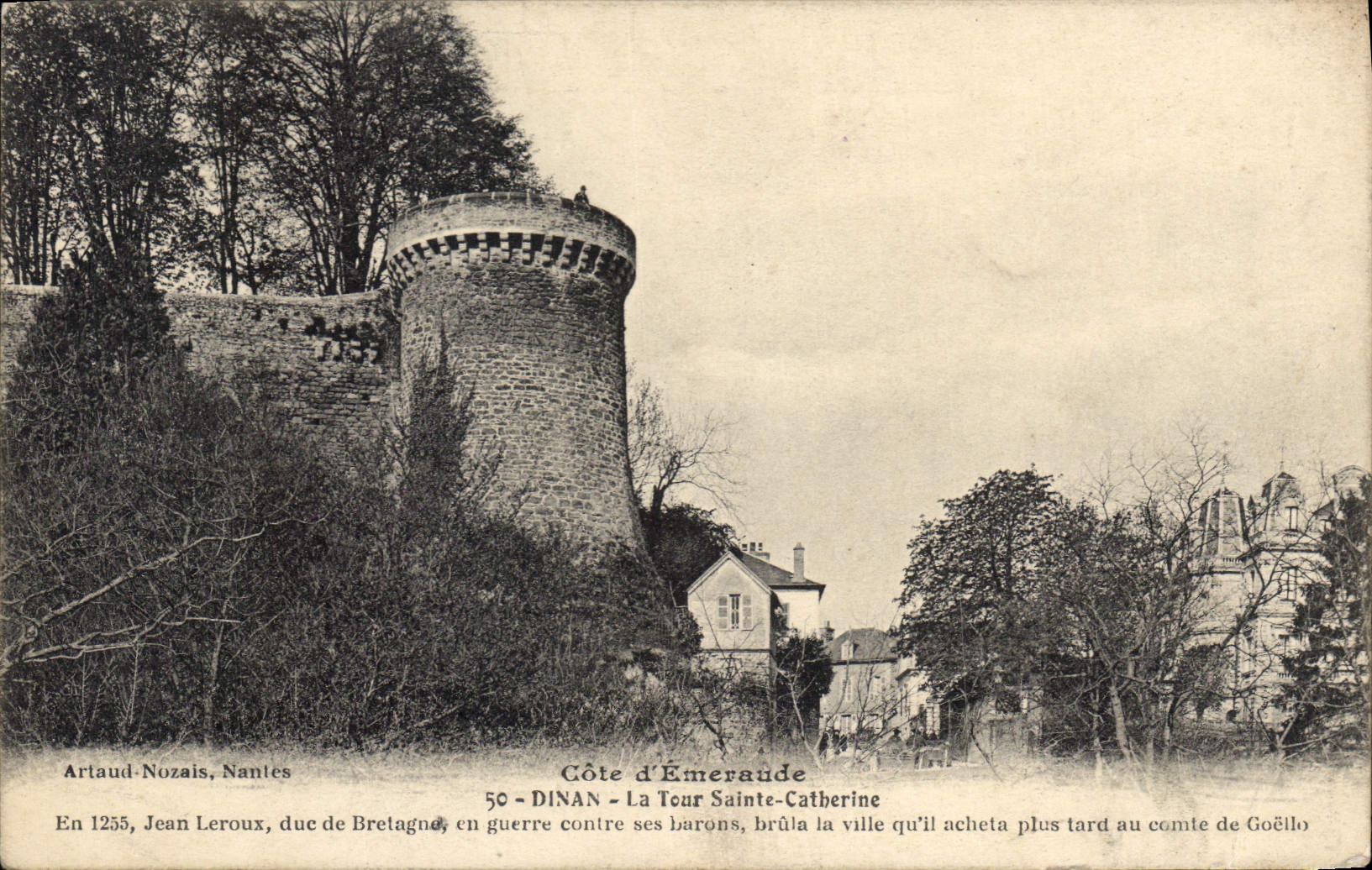 CPA Cote d'Emevaude Dinan La Tour Sainte Catherine