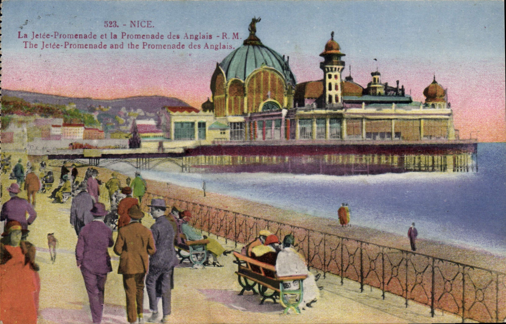 CPA Nice La Jeide Promenade et la Promenade des Anglais RM