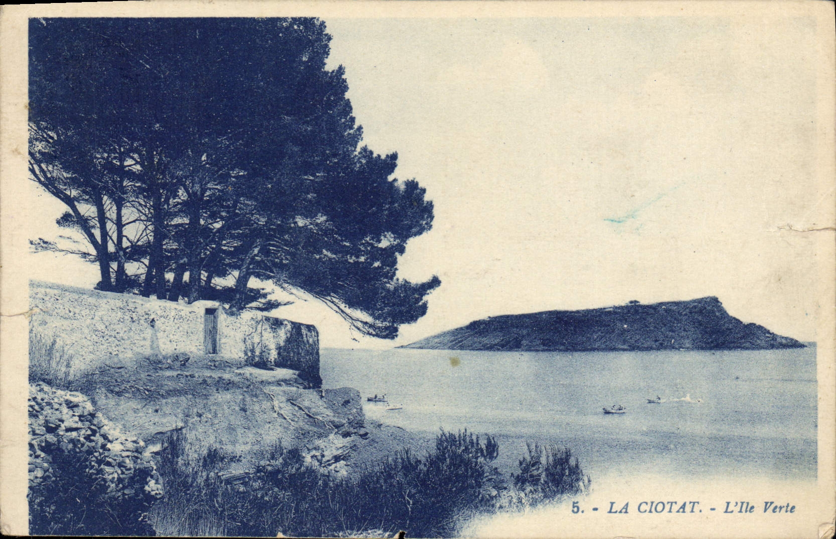 CPA La Ciotat L'Ile Verte 