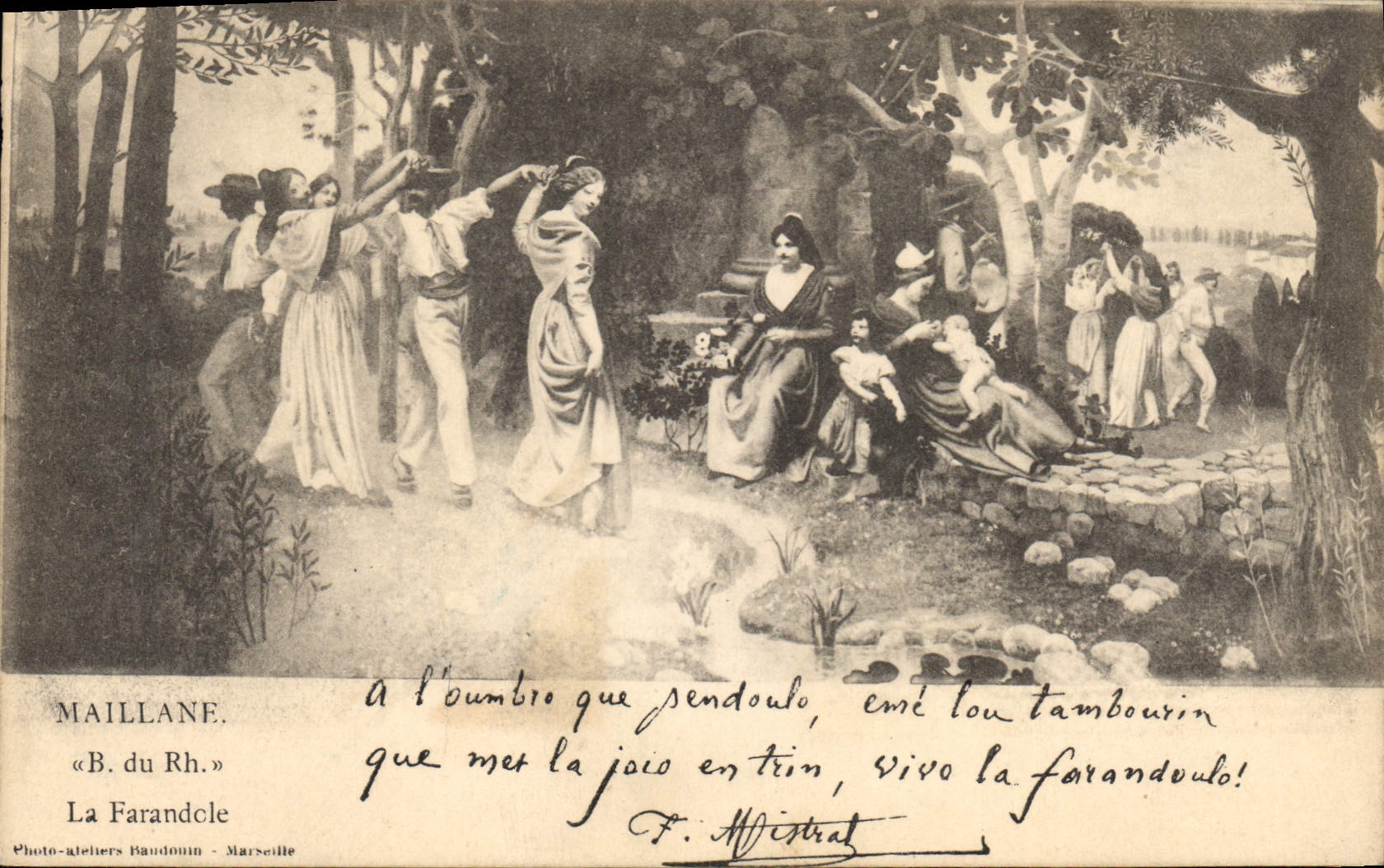 CPA Maillane B du Rh La Farandole 