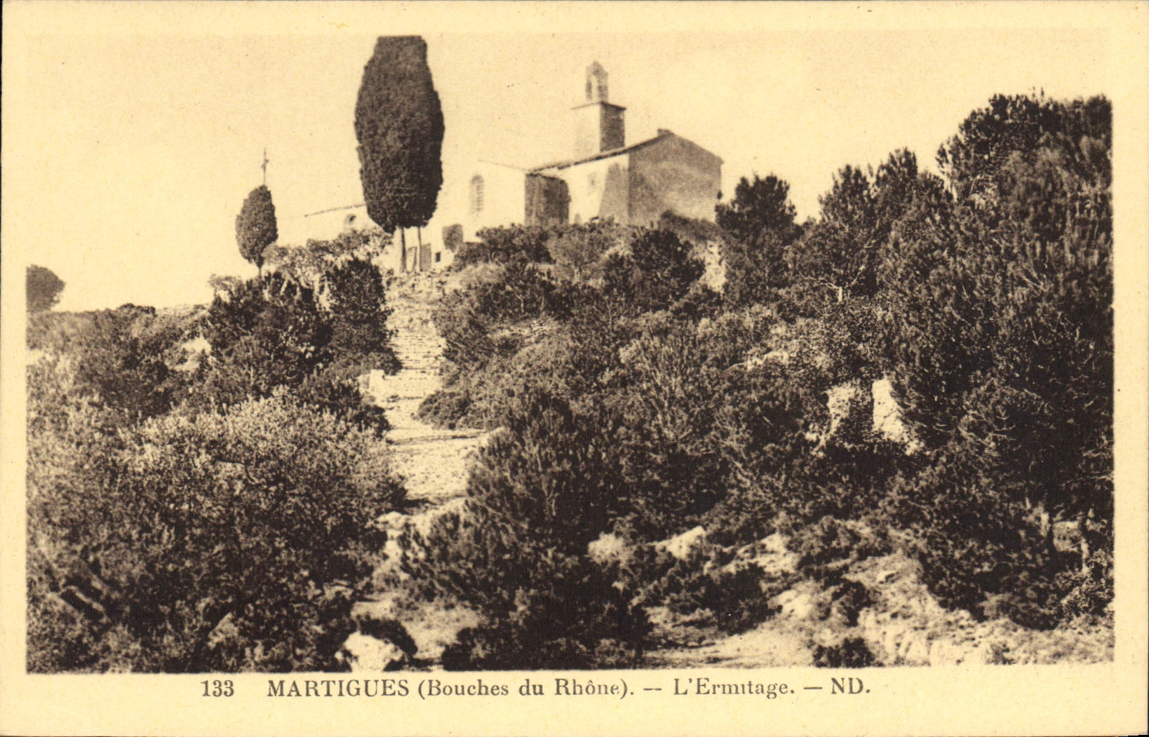 CPA Martigues Bouches du Rhone L'Ermitage