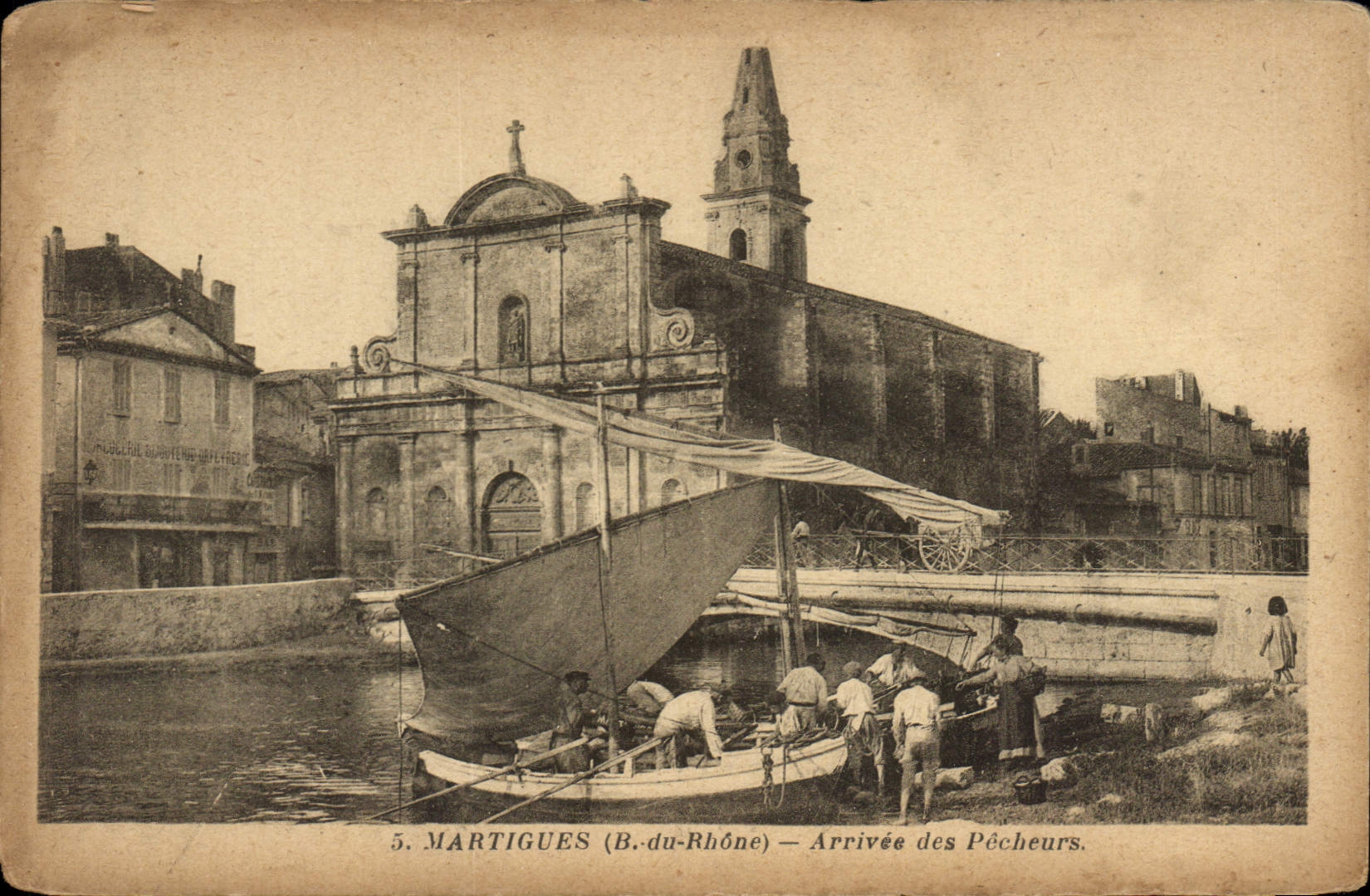 CPA Martigues B du Rhone Arrivee des Pecheurs Peche