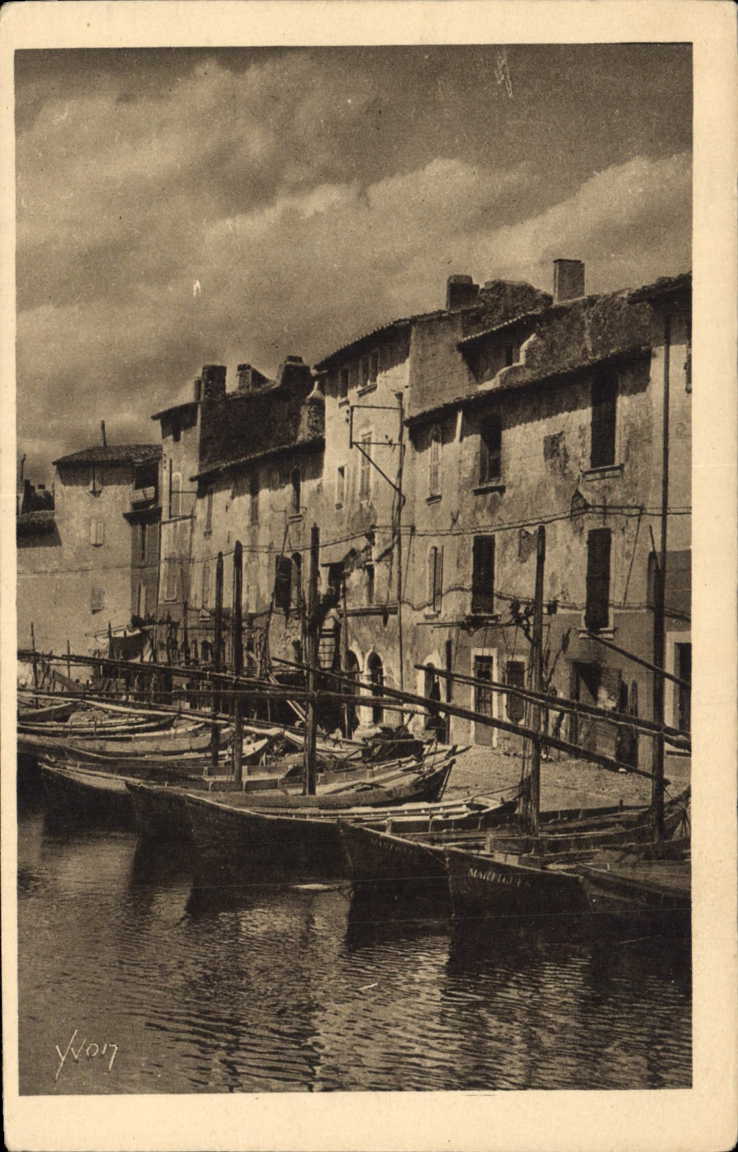 CPA Les Martigues Un Coin de Venise 