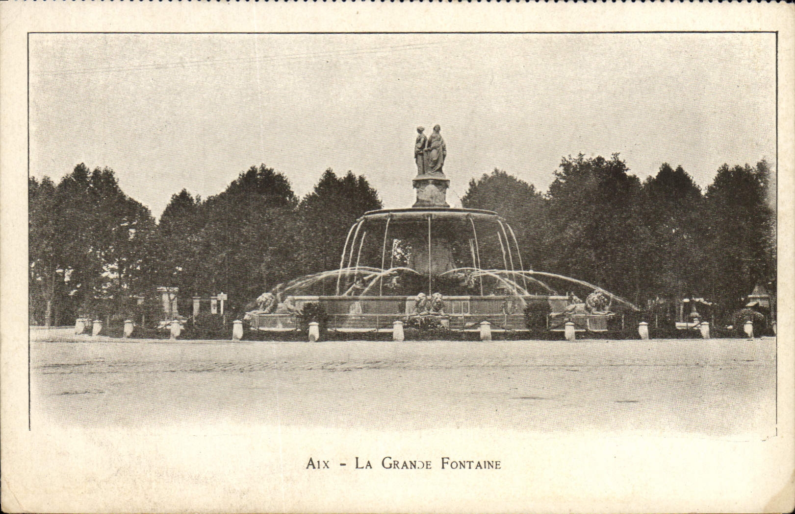 CPA Aix La Grande Fontaine 