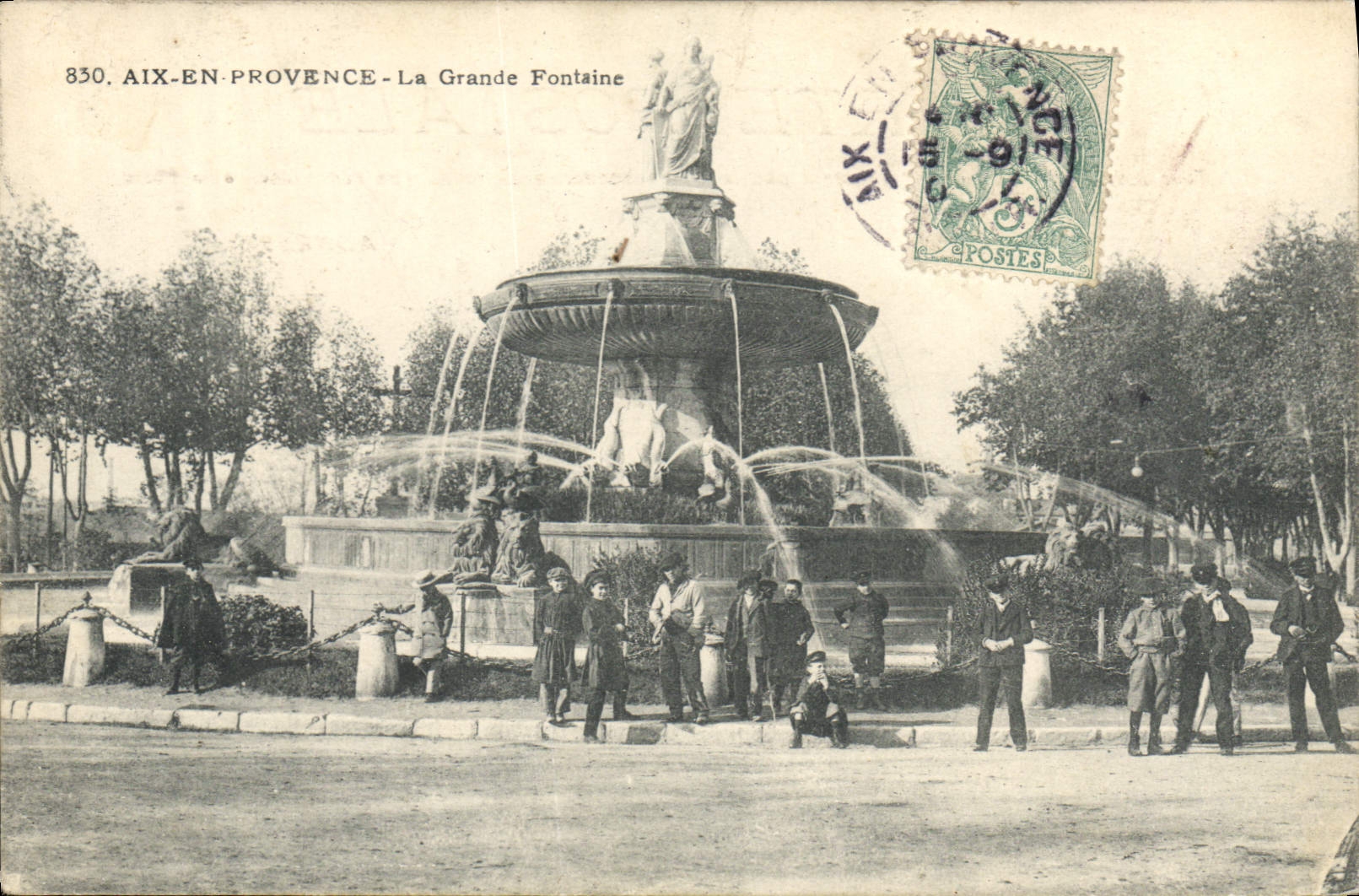 CPA Aix La Grande Fontaine 