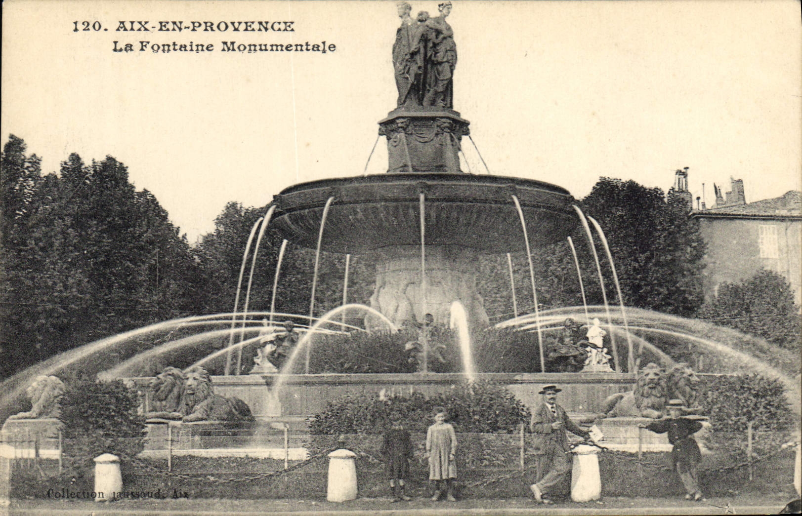 CPA Aix en Provence La Fontaine Monumentale 
