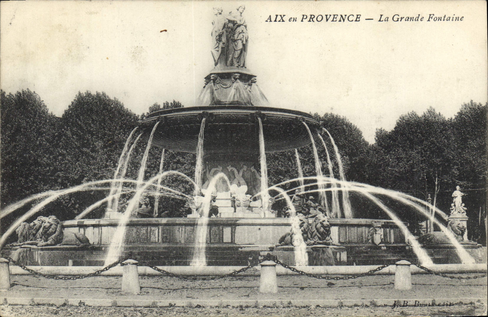 CPA Aix en Provence La Grande Fontaine 