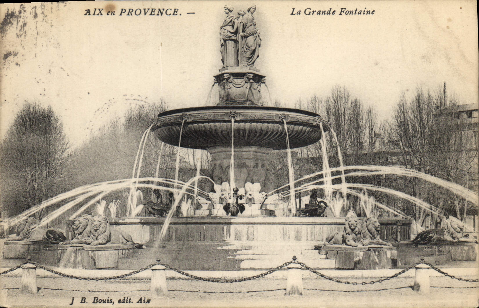 CPA Aix en Provence La Grande Fontaine 