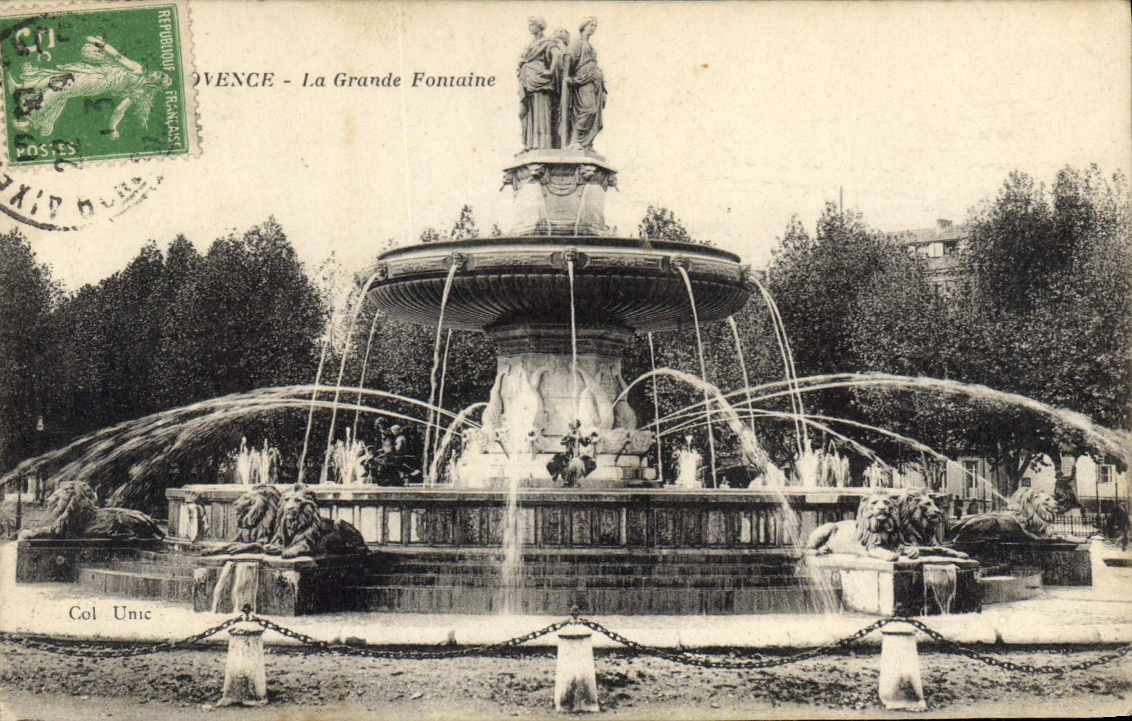 CPA Aix en Provence La Grande Fontaine 