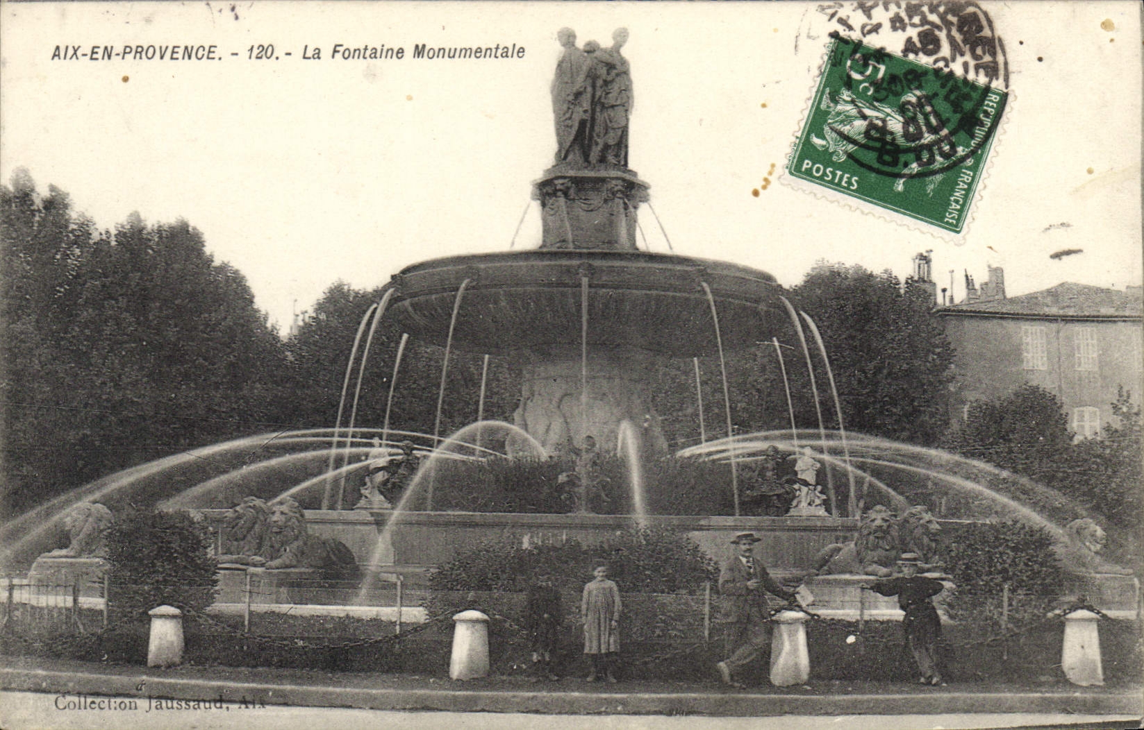 CPA Aix en Provence La Fontaine Monumentale 