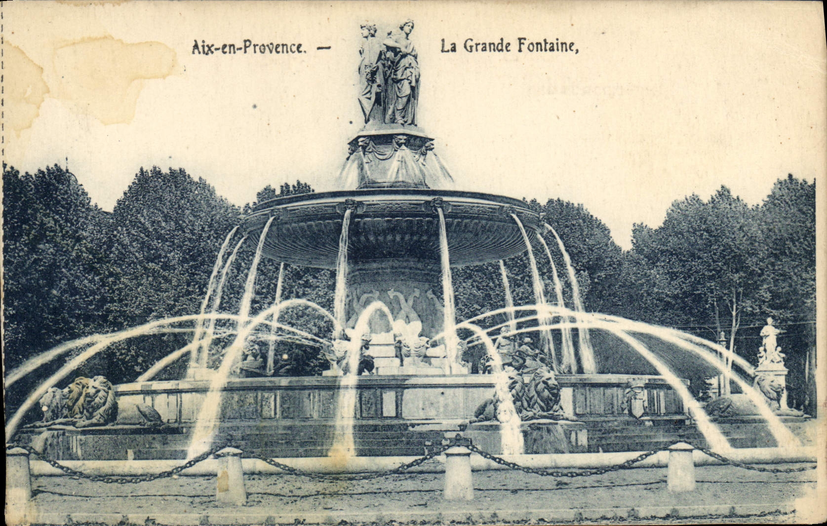 CPA Aix en Provence La Grande Fontaine 