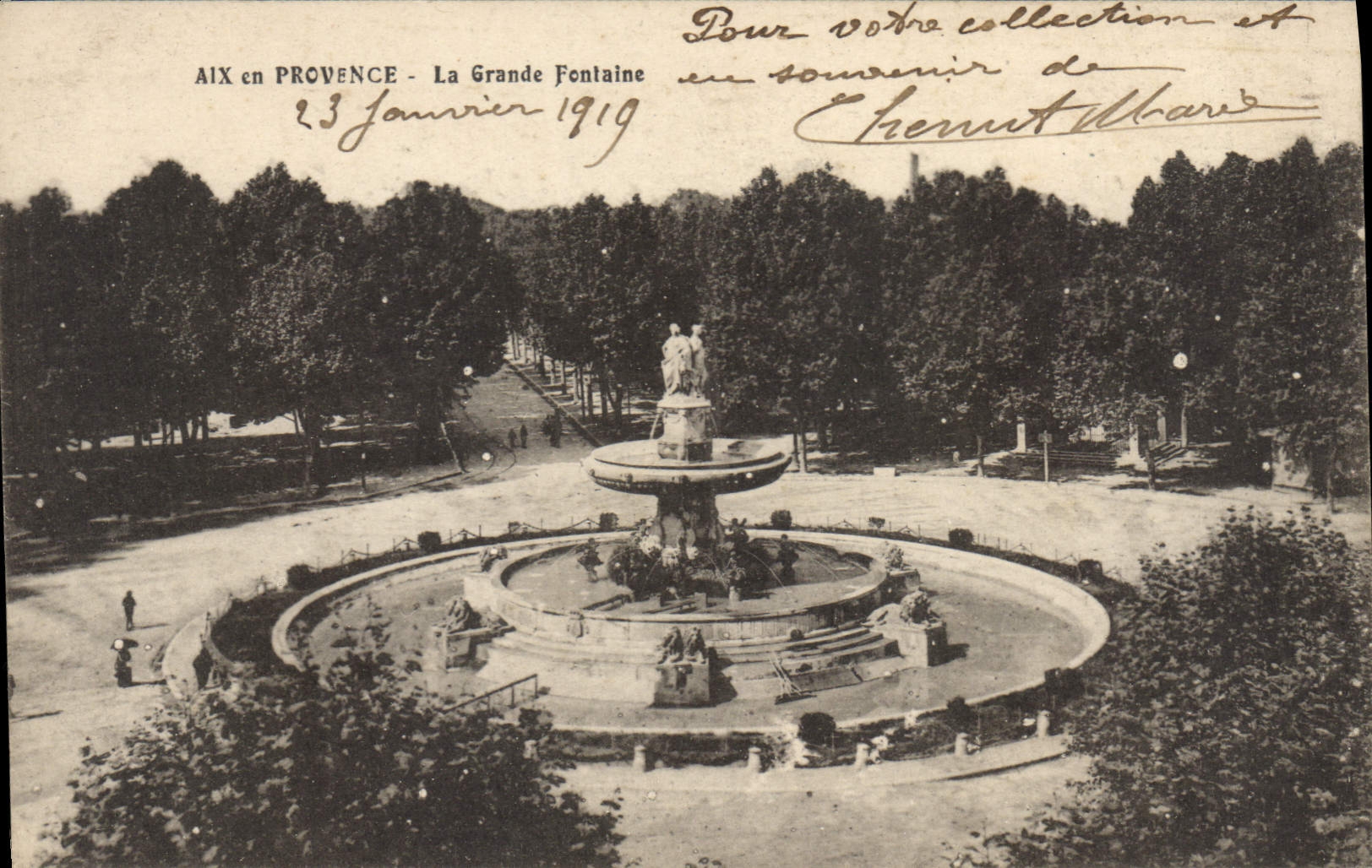 CPA Aix en Provence La Grande Fontaine 