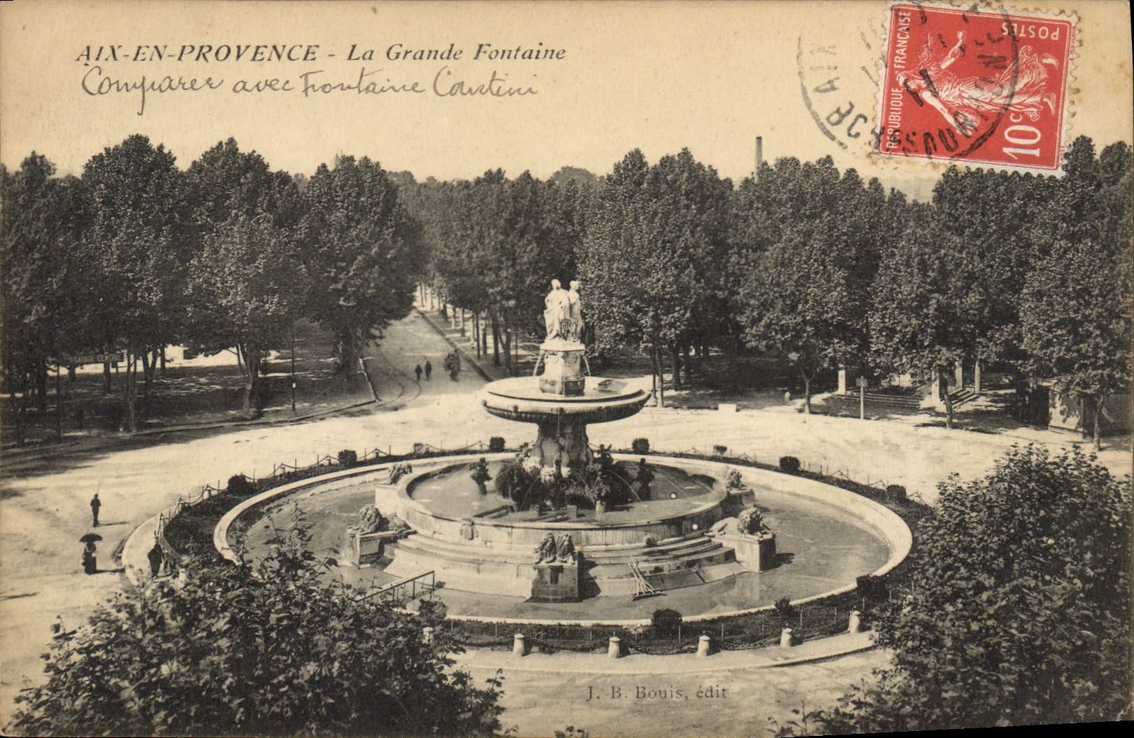 CPA Aix en Provence La Grande Fontaine 