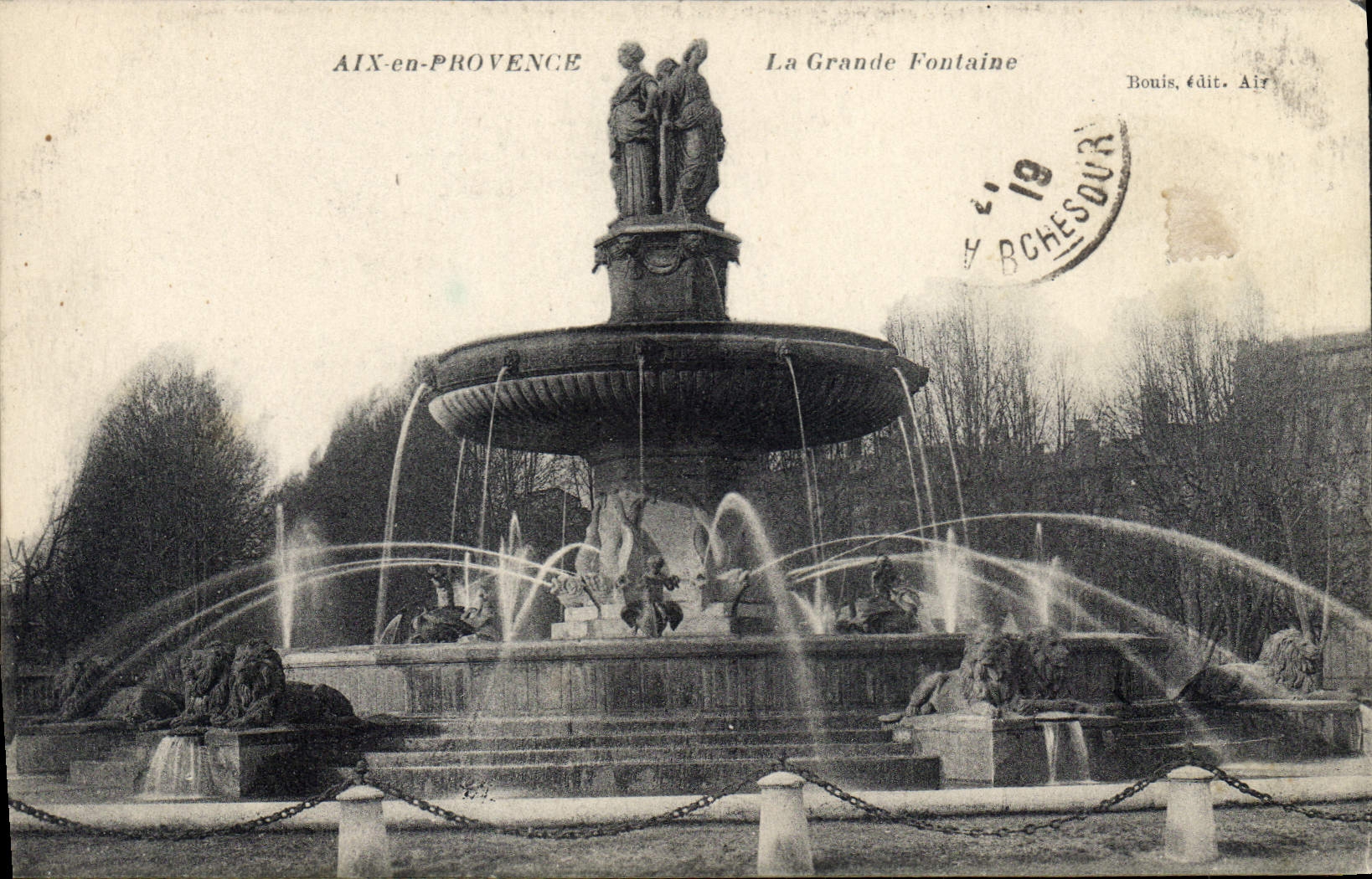 CPA Aix en Provence La Grande Fontaine 