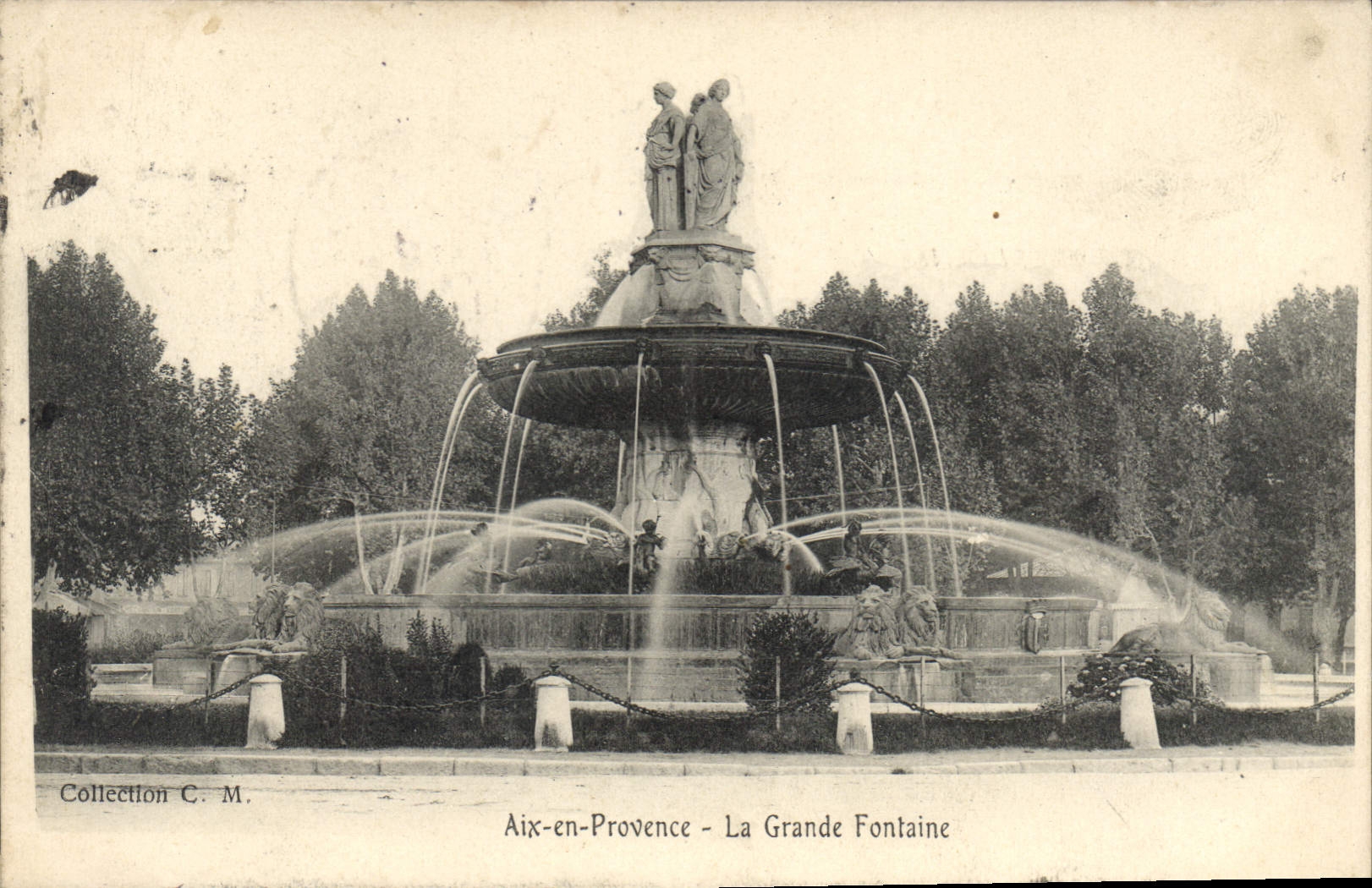 CPA Aix en Provence La Grande Fontaine 