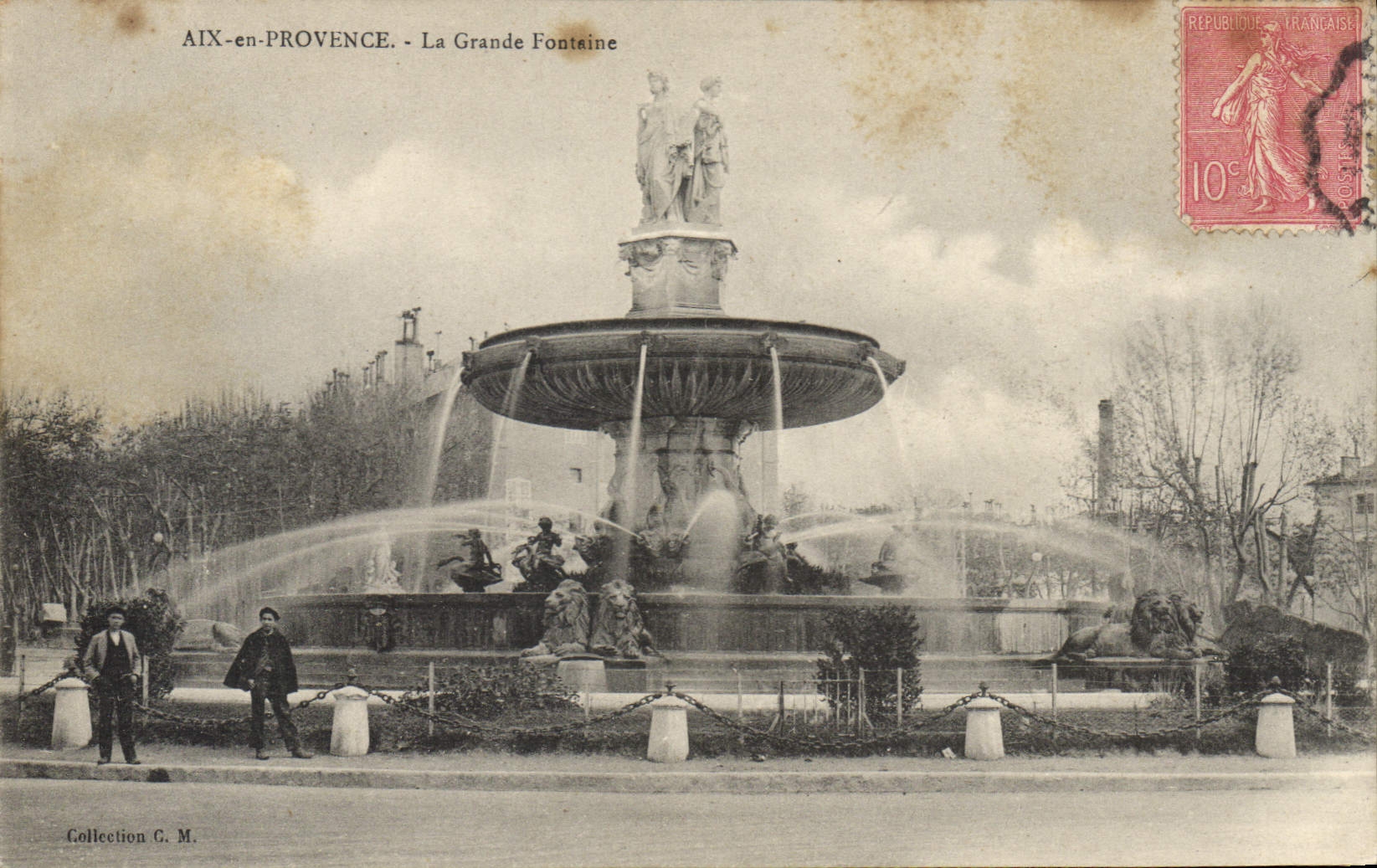 CPA Aix en Provence La Grande Fontaine 