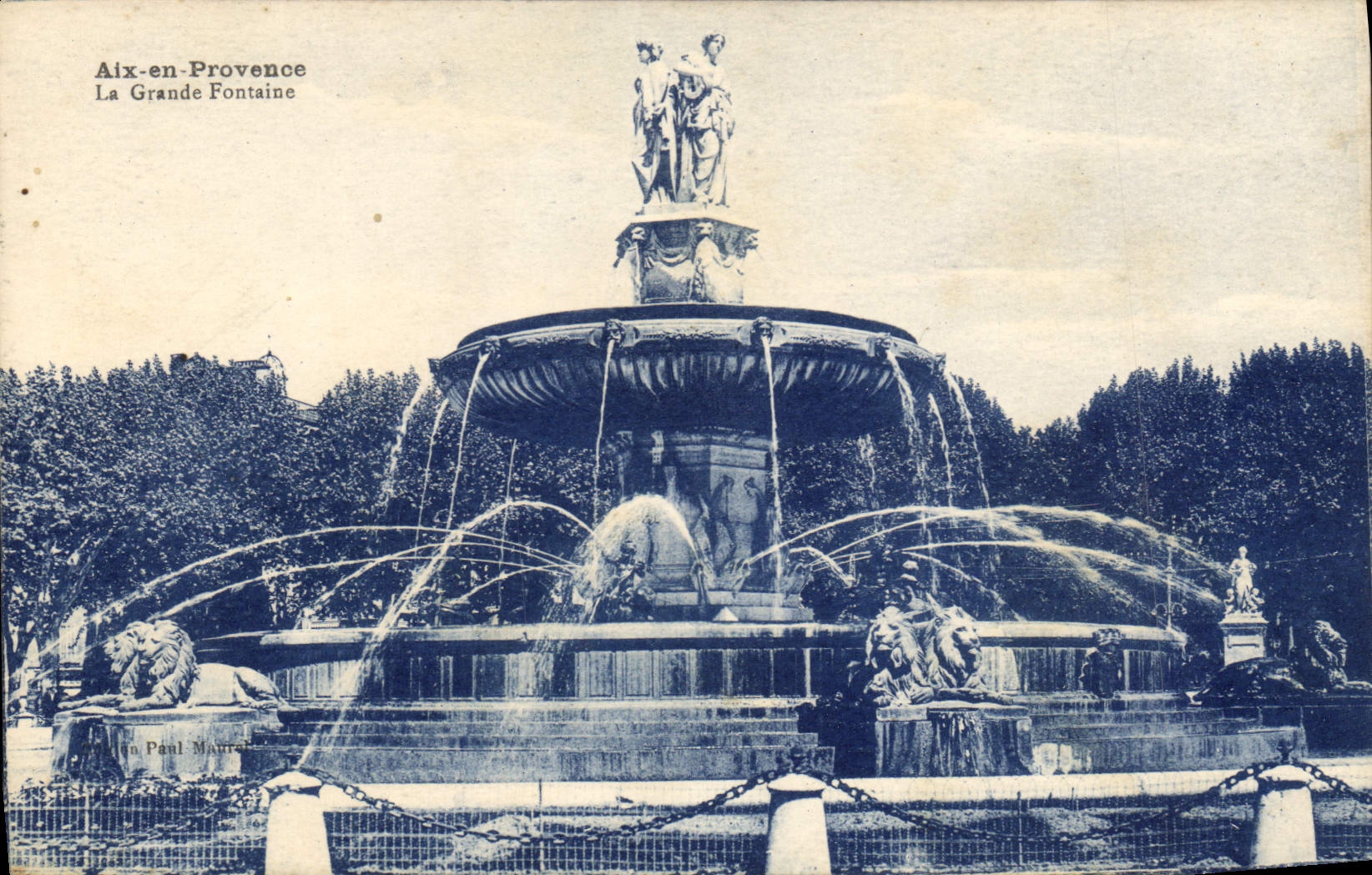 CPA Aix en Provence La Grande Fontaine 