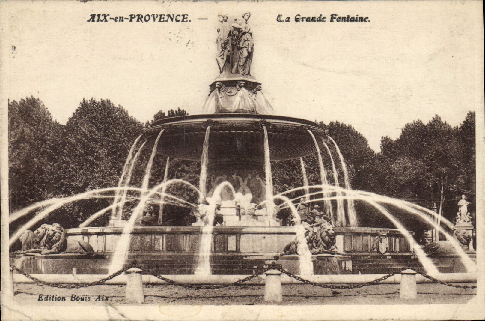 CPA Aix en Provence La Grande Fontaine 