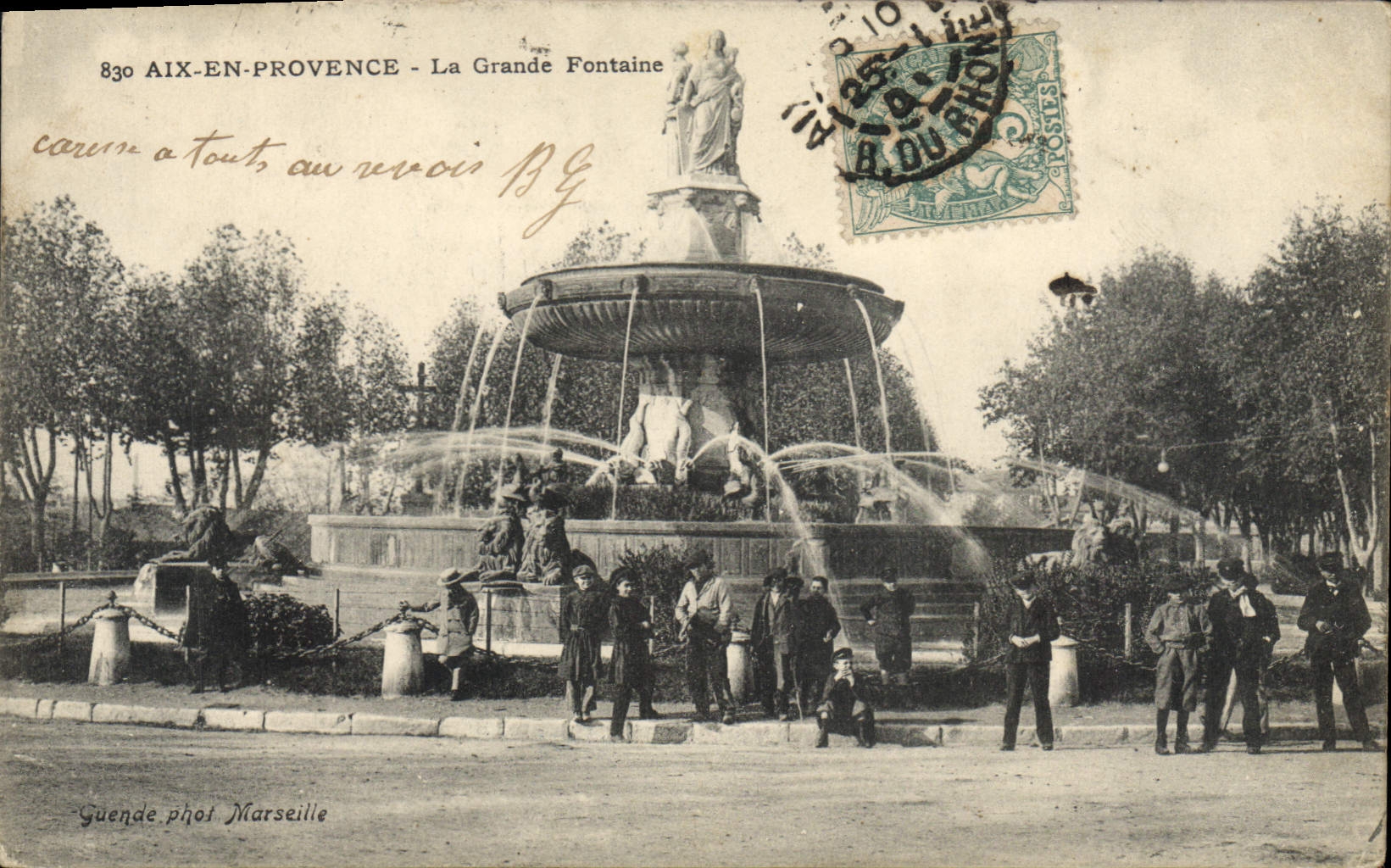 CPA Aix en Provence La Grande Fontaine 