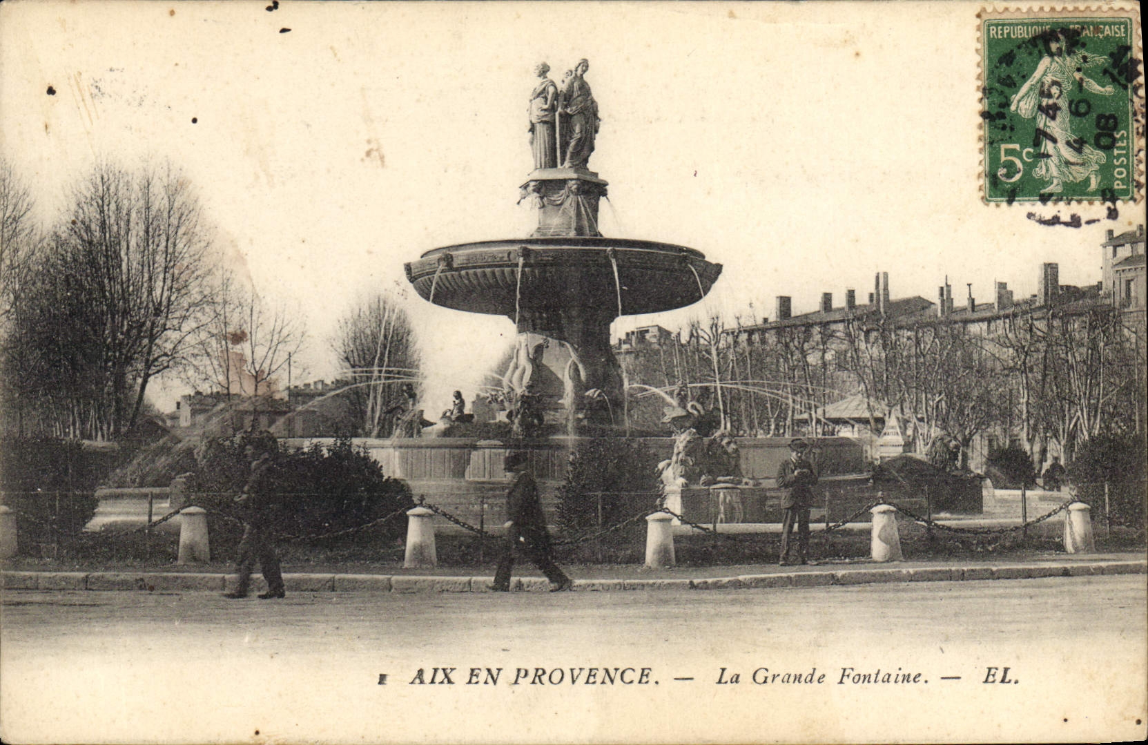 CPA Aix en Provence La Grande Fontaine 