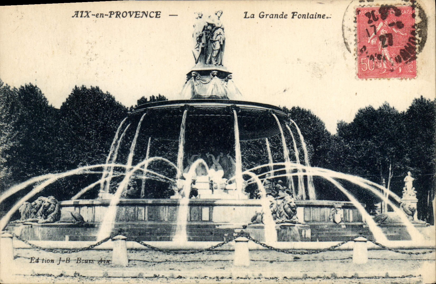 CPA Aix en Provence La Grande Fontaine 