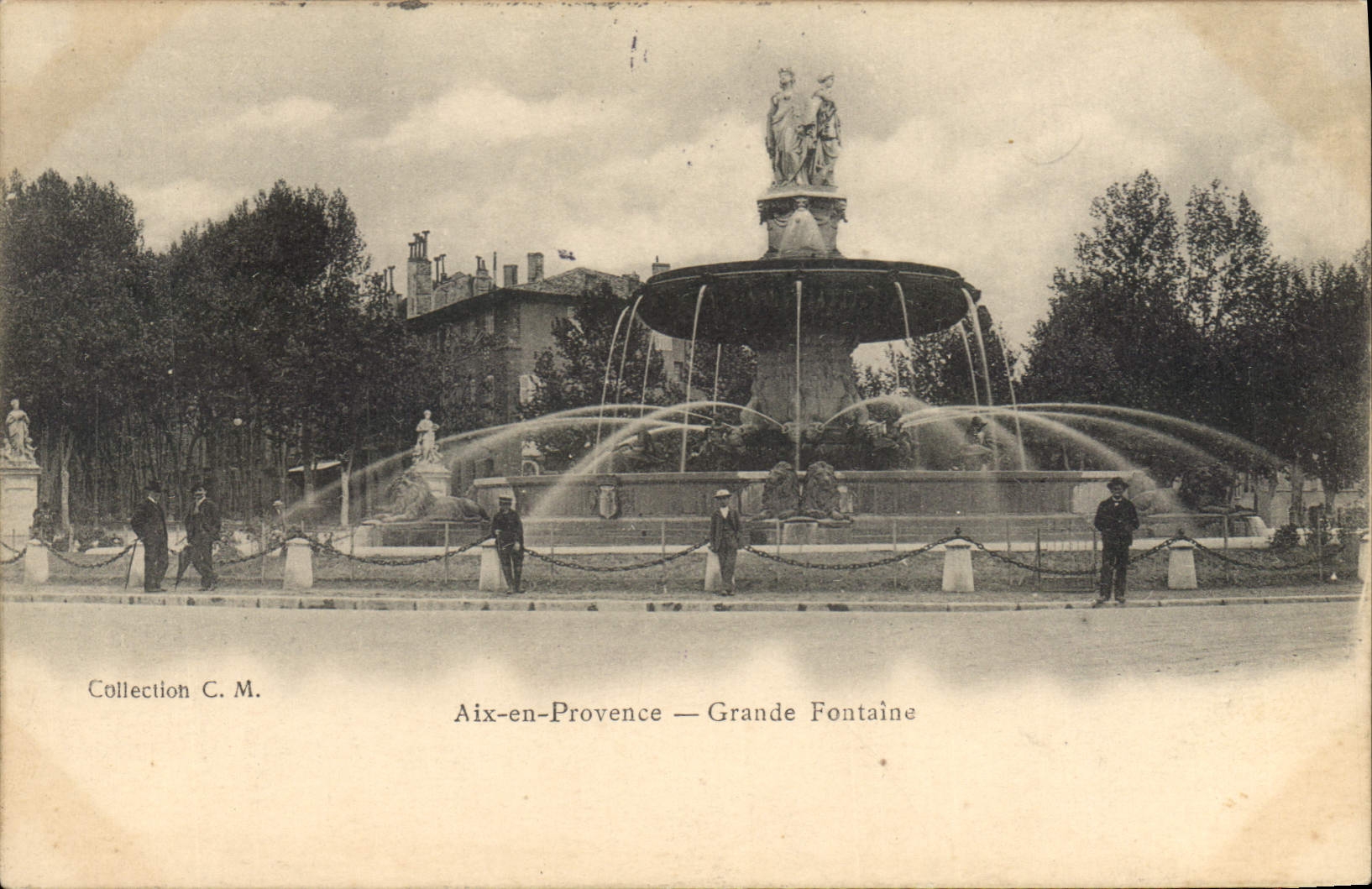 CPA Aix en Provence Grande Fontaine 
