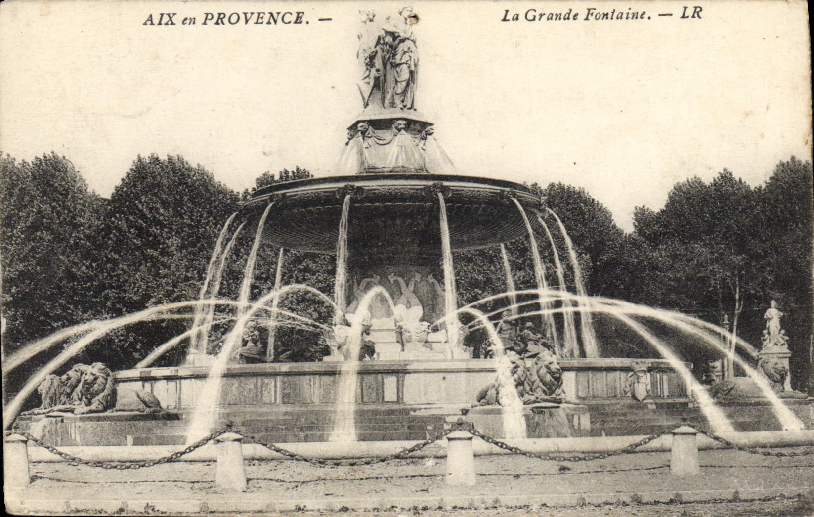 CPA Aix en Provence La Grande Fontaine 