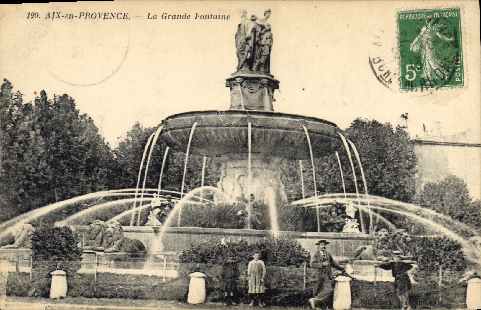 CPA Aix en Provence La Grande Fontaine 