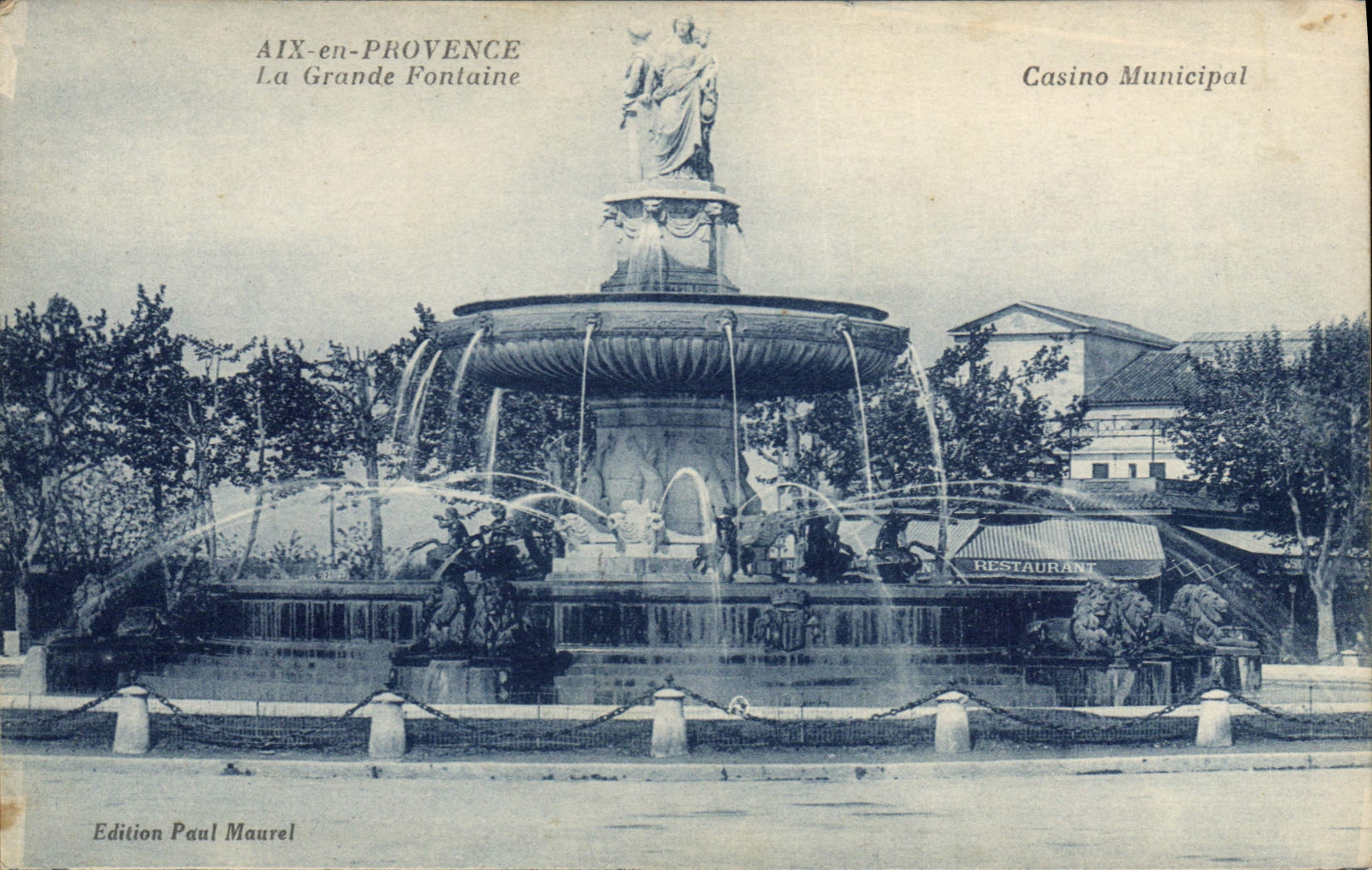 CPA Aix en Provence La Grande Fontaine 