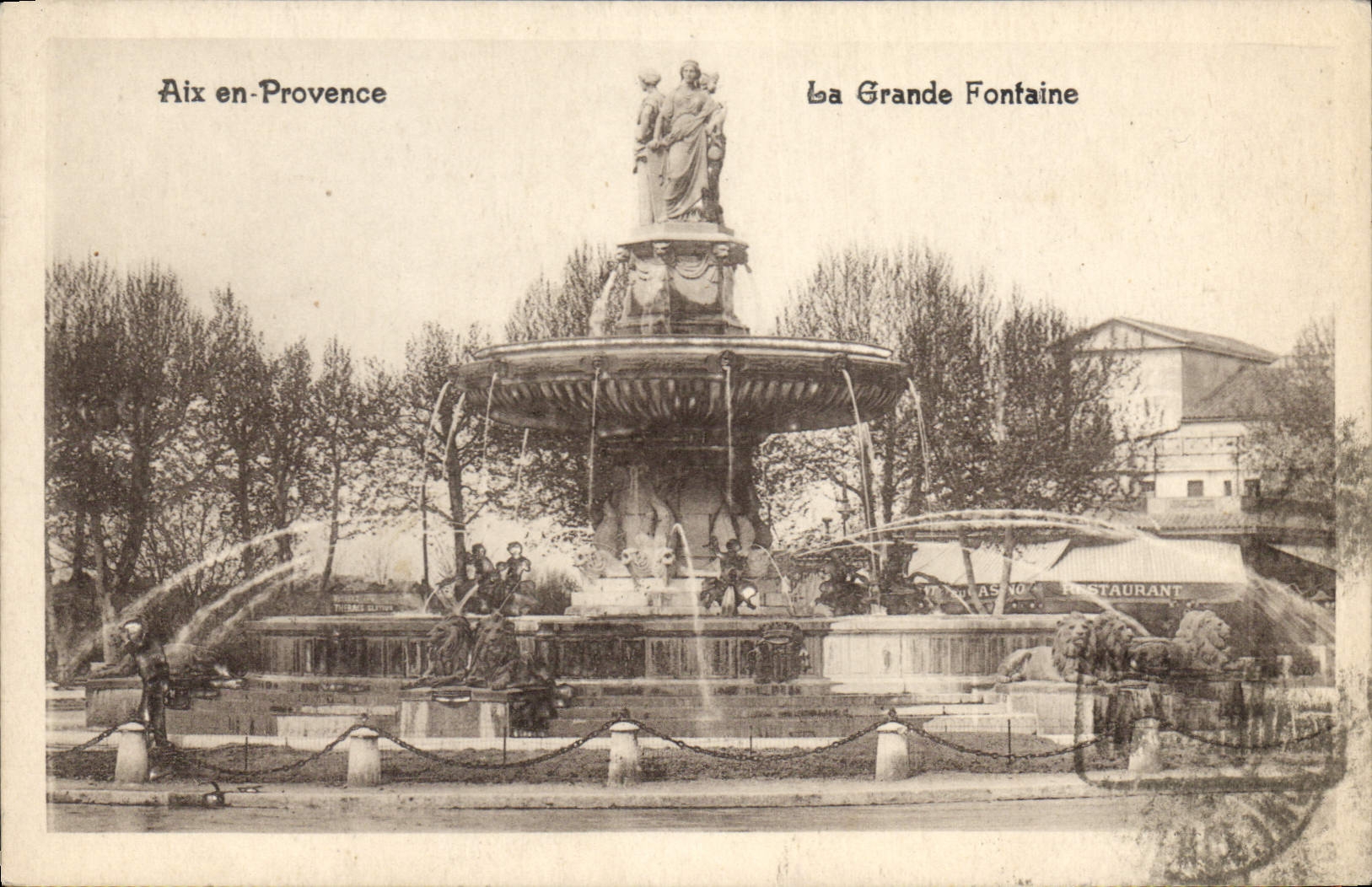 CPA Aix en Provence La Grande Fontaine 