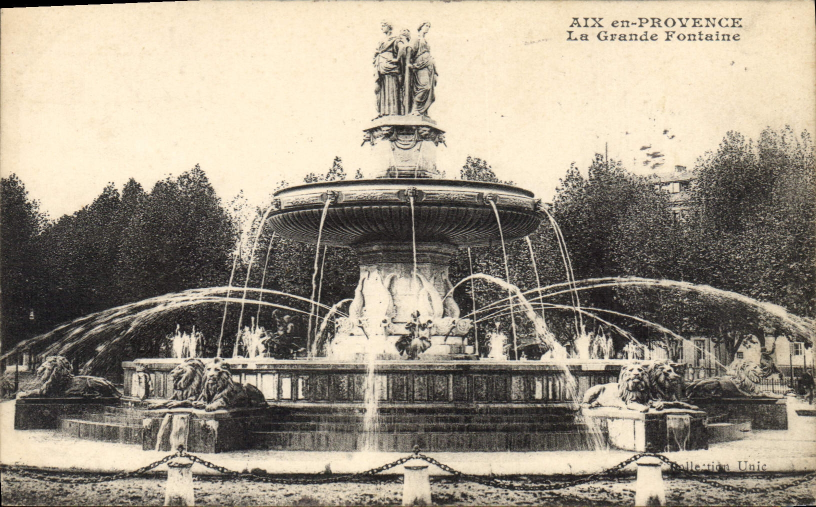 CPA Aix en Provence La Grande Fontaine 