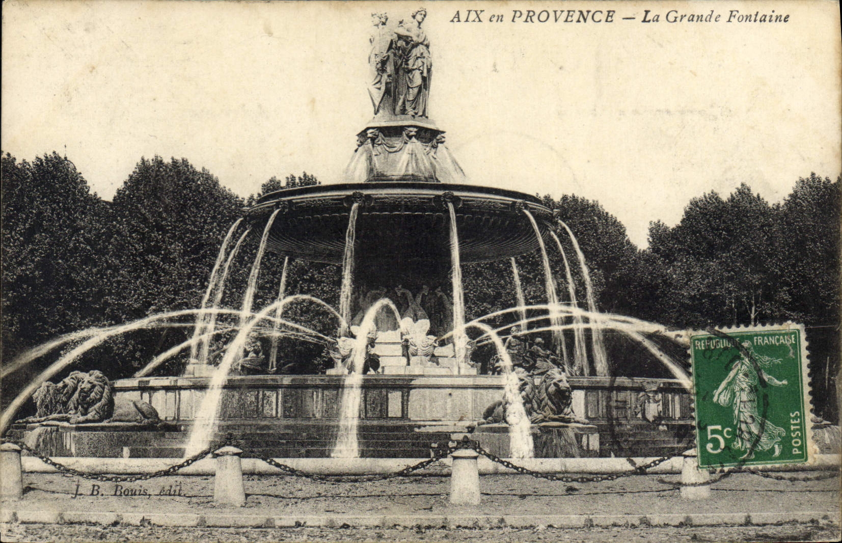 CPA Aix en Provence La Grande Fontaine 