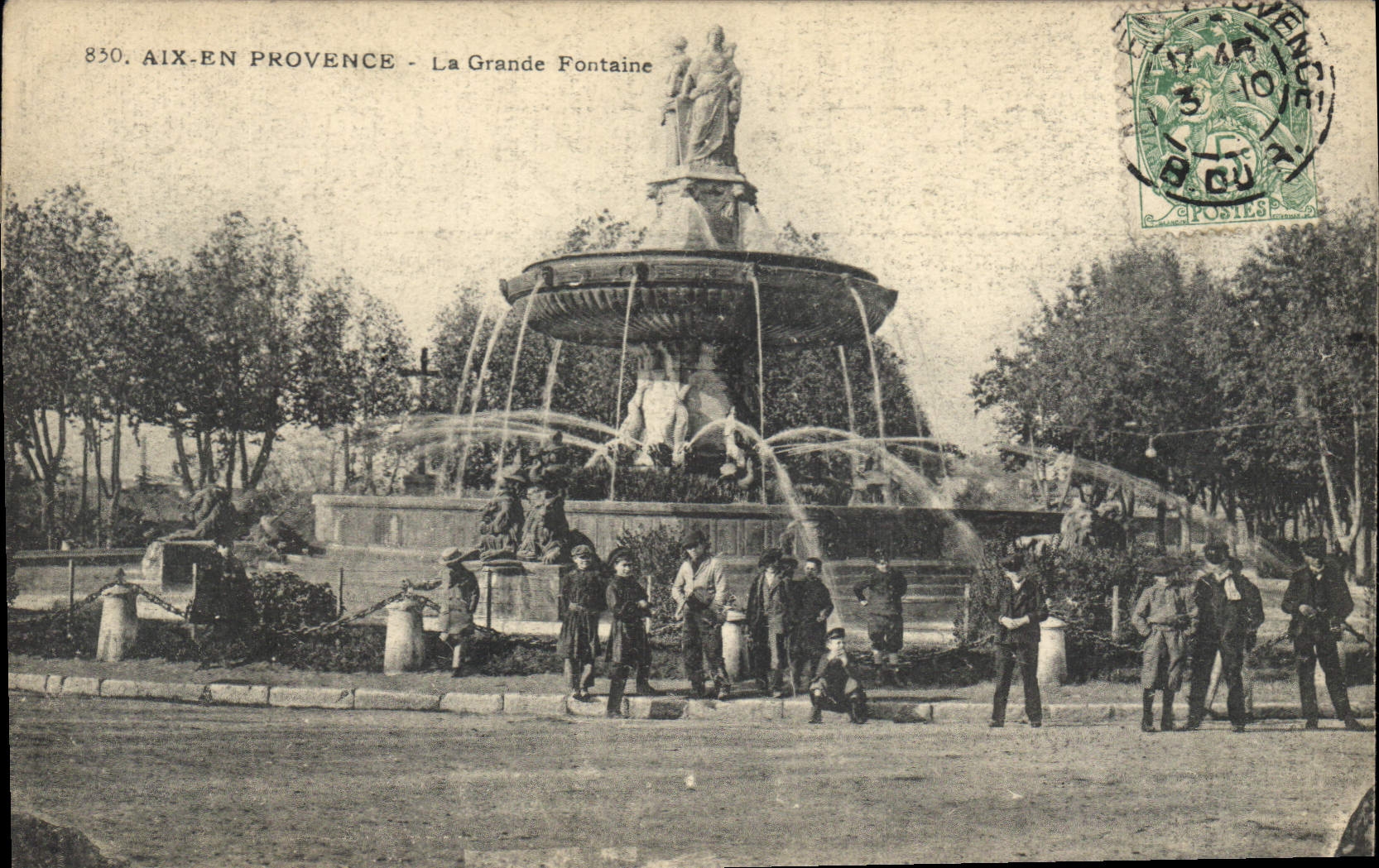 CPA Aix en Provence La Grande Fontaine 