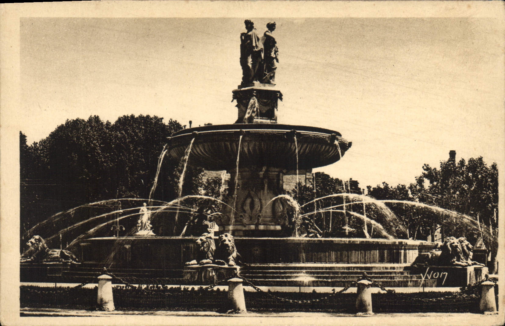 CPA Aix en Provence La Grande Fontaine 