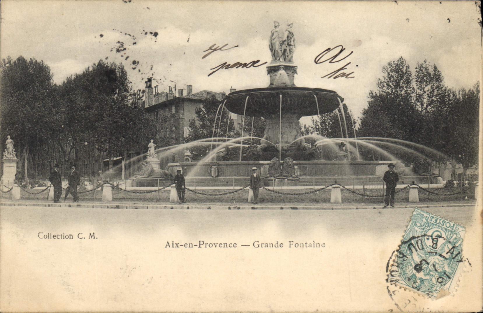 CPA Aix en Provence Grande Fontaine 