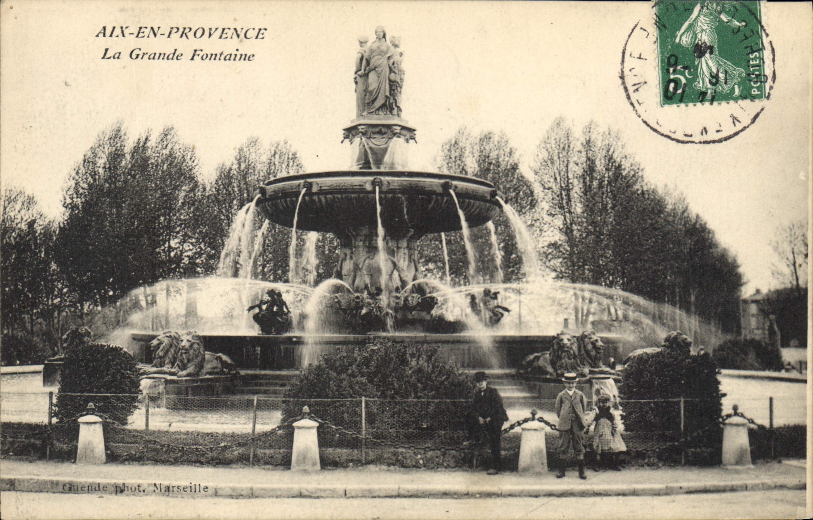 CPA Aix en Provence La Grande Fontaine 