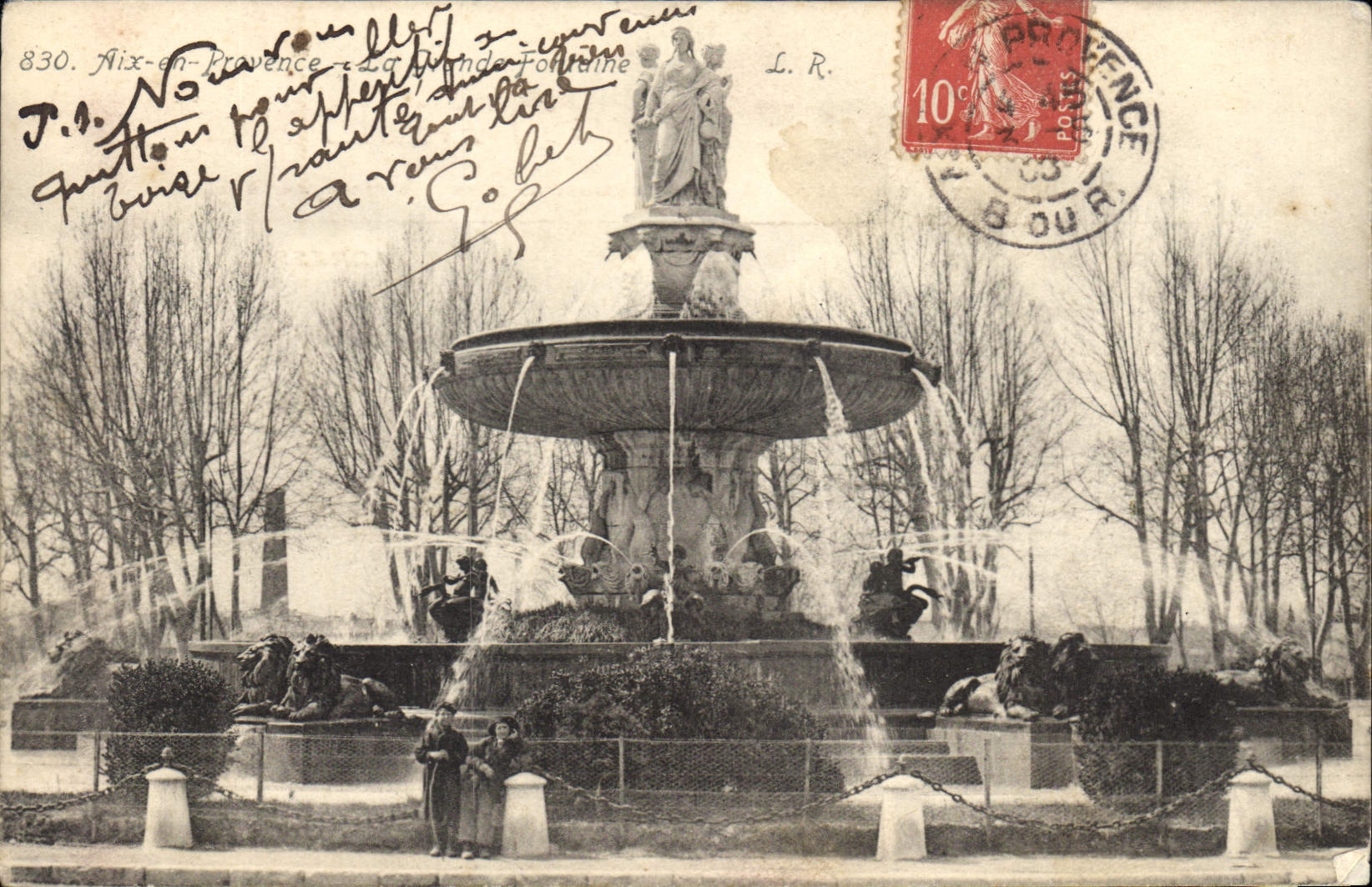CPA Aix en Provence La Grande Fontaine 