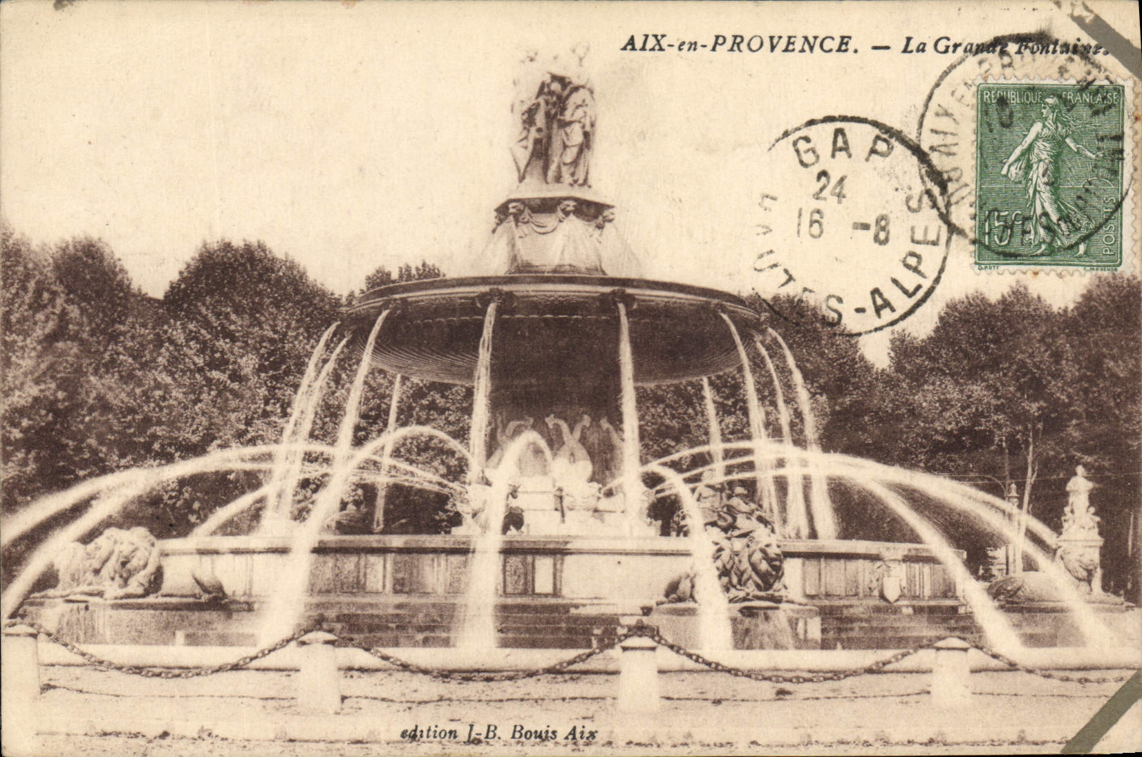 CPA Aix en Provence La Grande Fontaine 