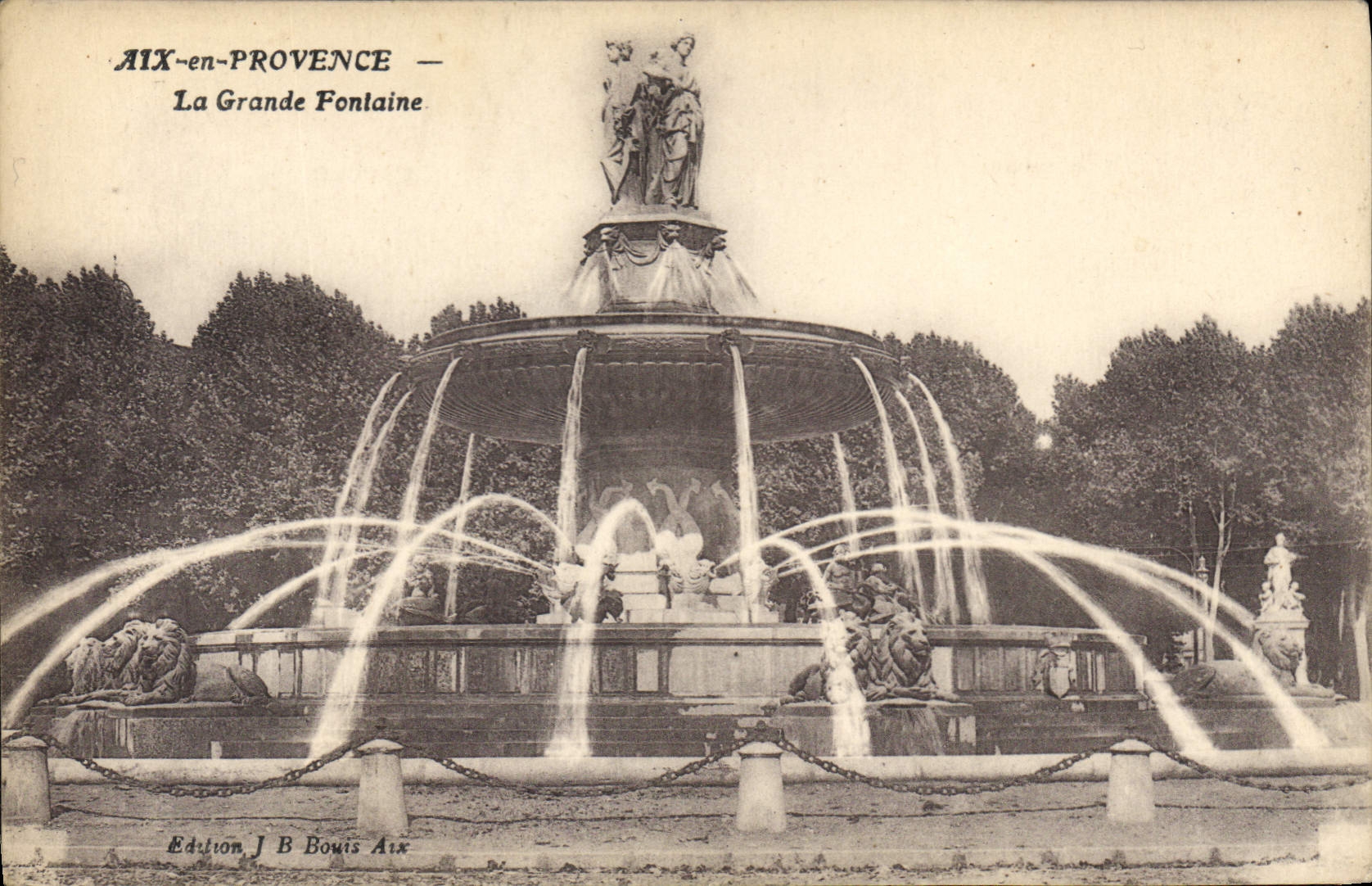 CPA Aix en Provence La Grande Fontaine 