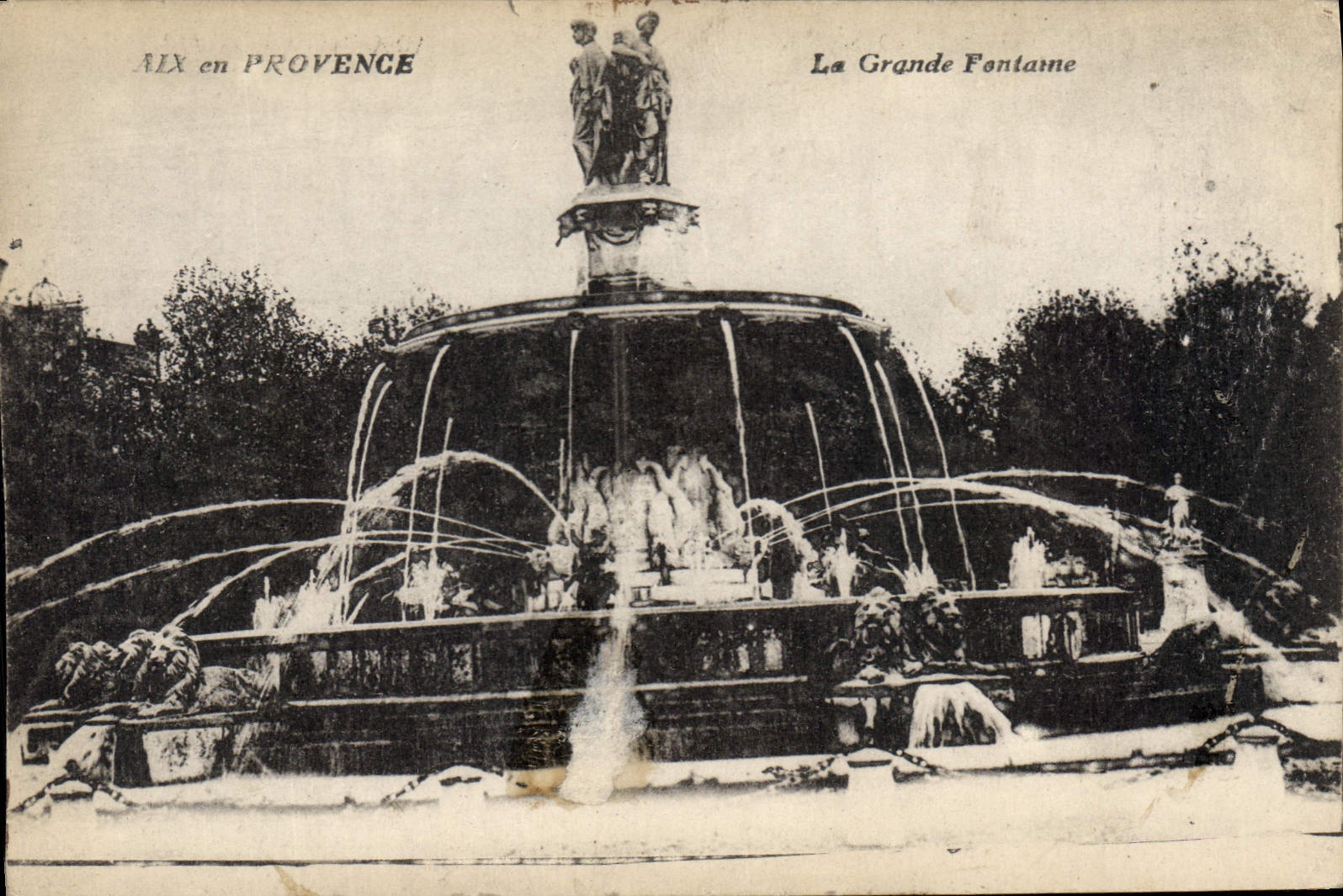 CPA Aix en Provence La Grande Fontaine 