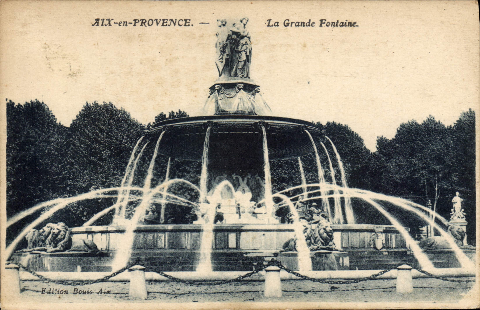 CPA Aix en Provence La Grande Fontaine 
