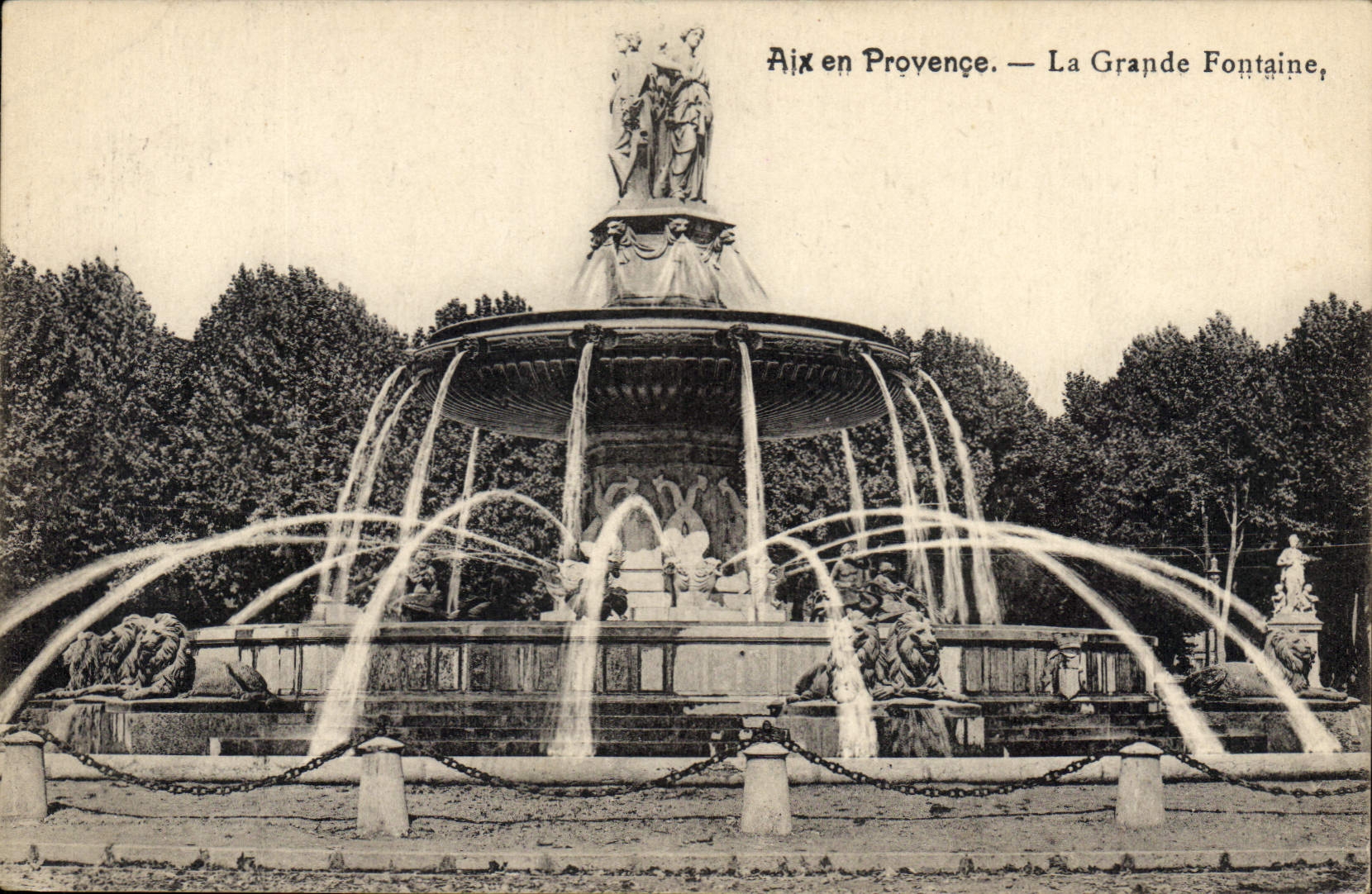 CPA Aix en Provence La Grande Fontaine 