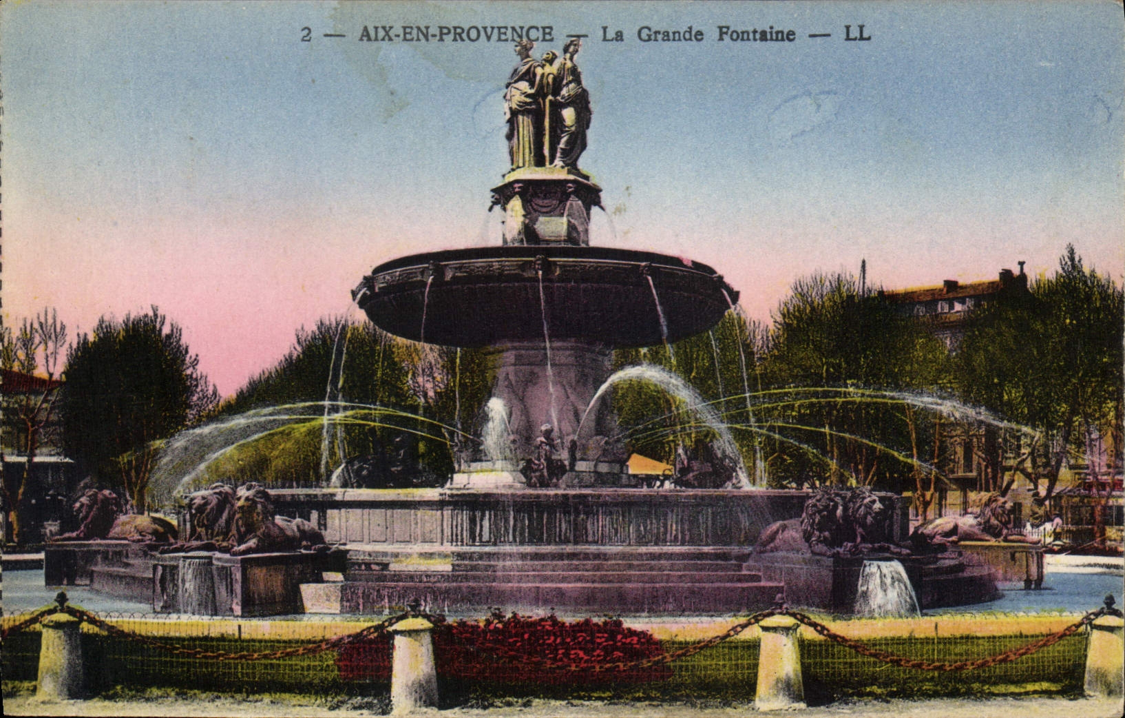 CPA Aix en Provence La Grande Fontaine 