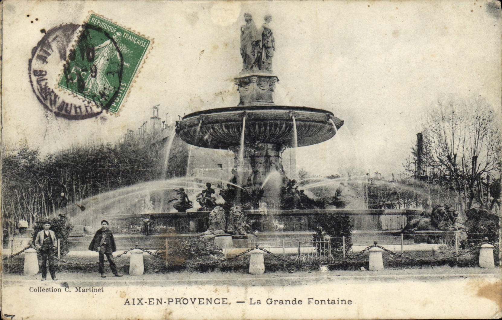 CPA Aix en Provence La Grande Fontaine 